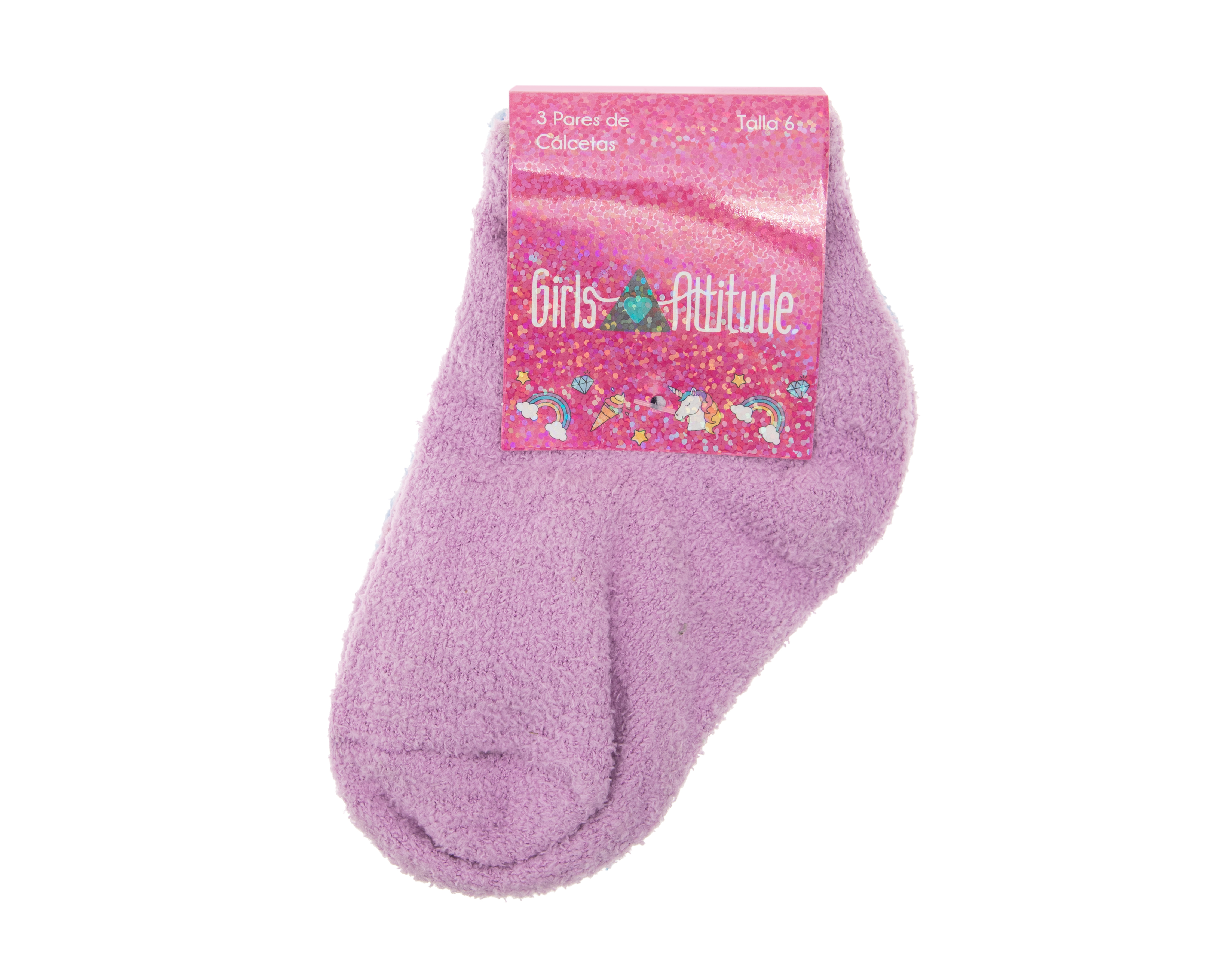 Foto 3 | Foto 3 | Calcetas Girls Attitude para Niña 3 Pares