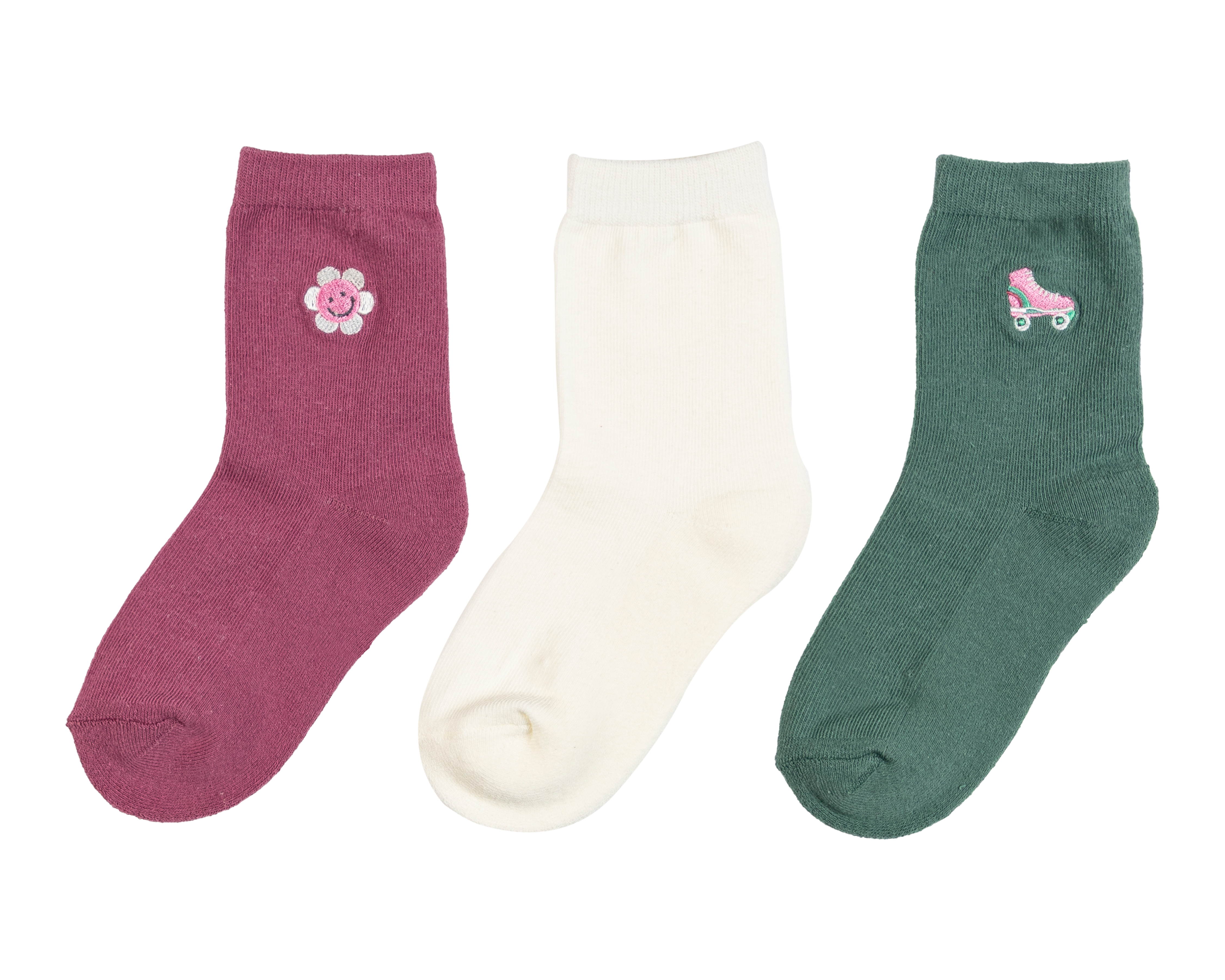 Foto 2 pulgar | Foto 1 | Calcetas Largas Girls Attitude para Niña 3 Pares