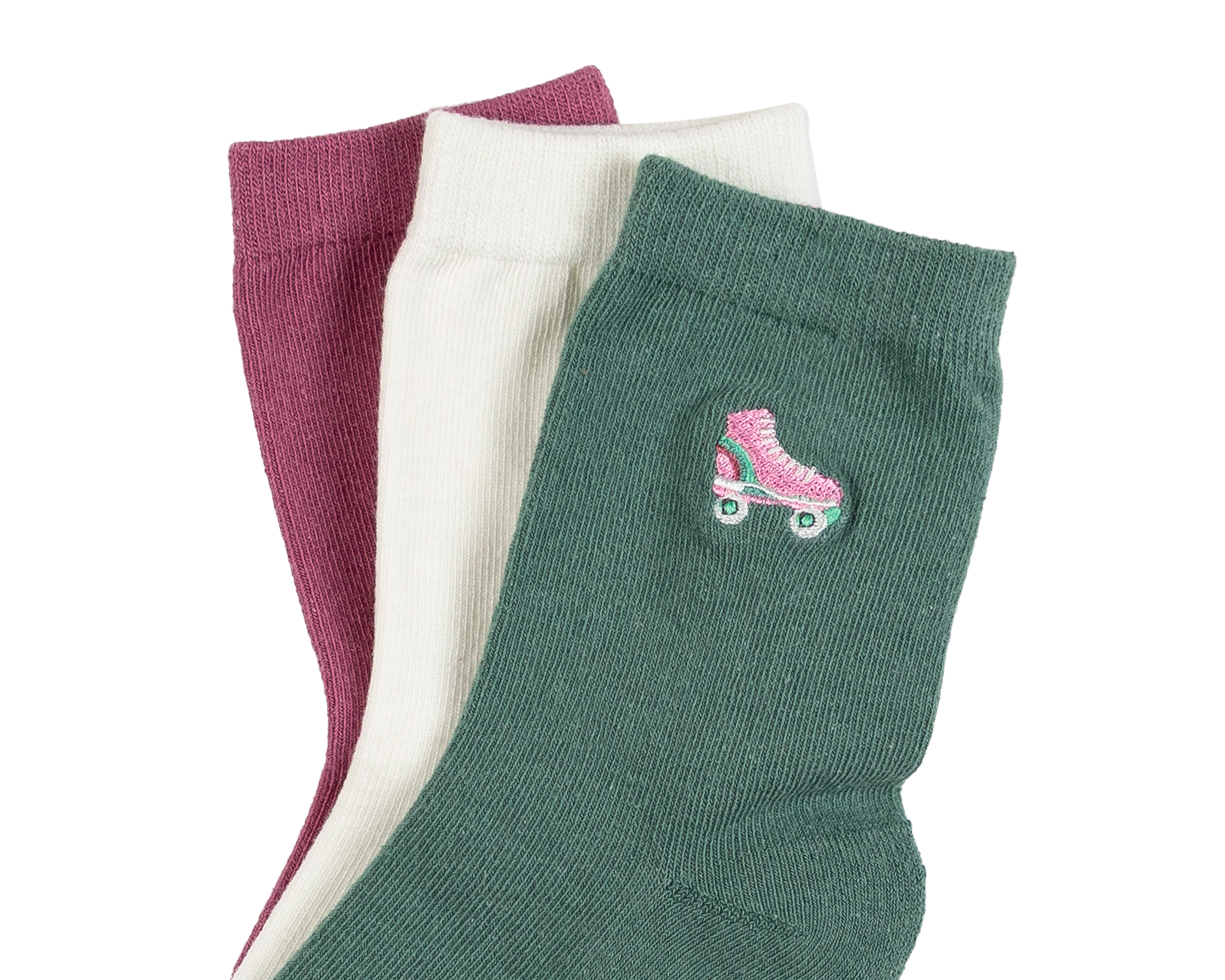 Foto 3 pulgar | Foto 2 | Calcetas Largas Girls Attitude para Niña 3 Pares