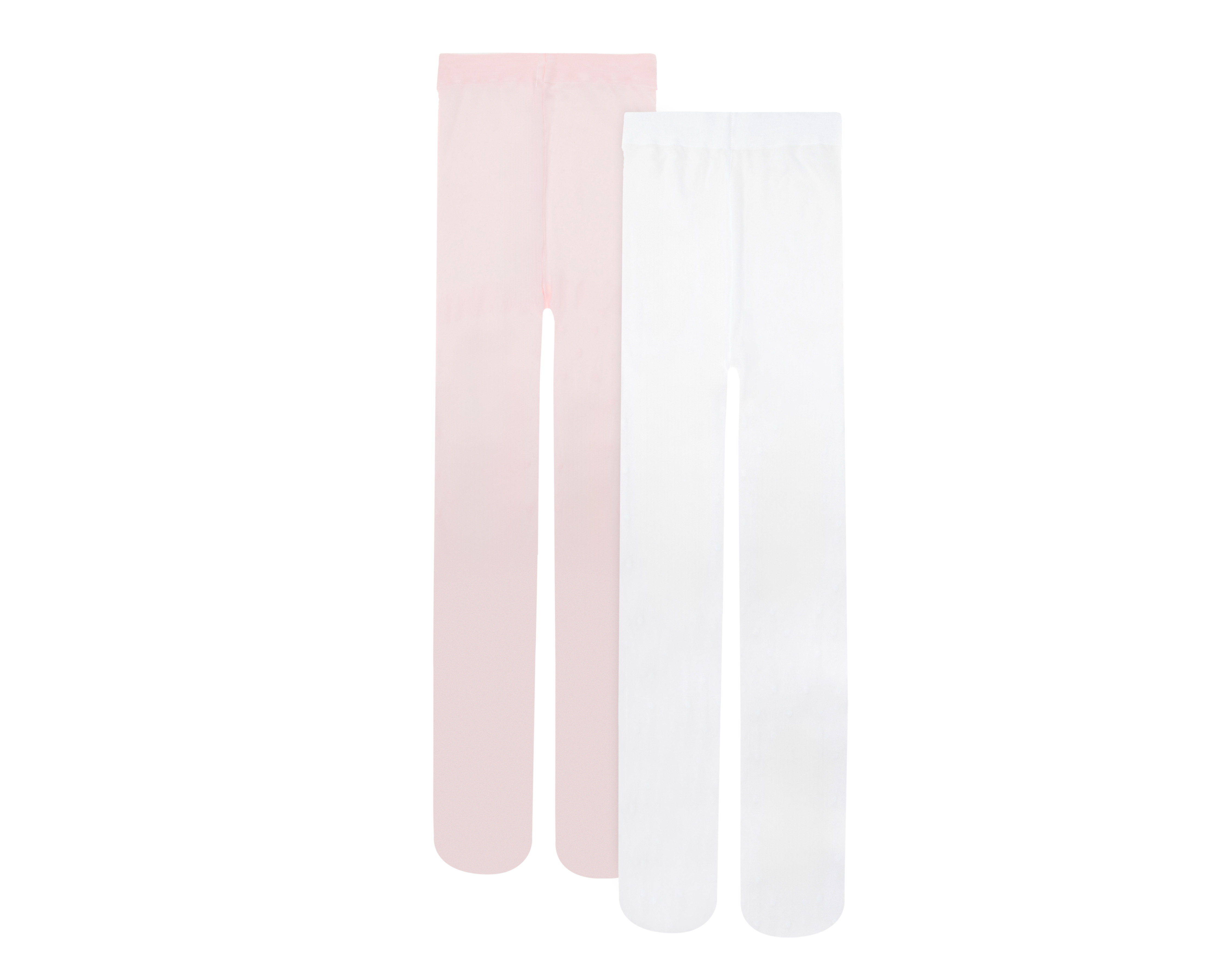 Mallas Multicolor Lisas para Niña 2 Piezas