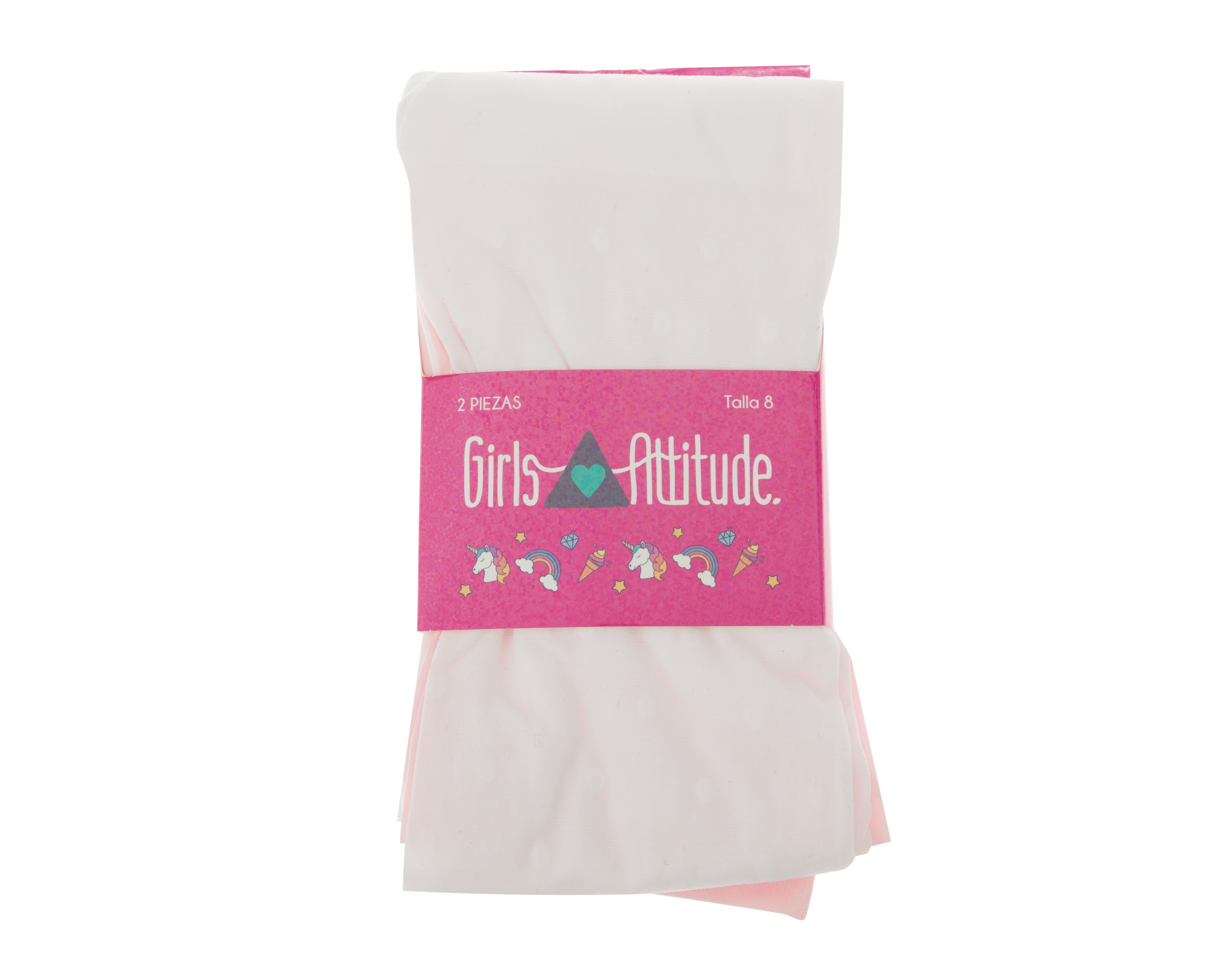 Foto 4 pulgar | Foto 3 | Mallas Multicolor Lisas para Niña 2 Piezas