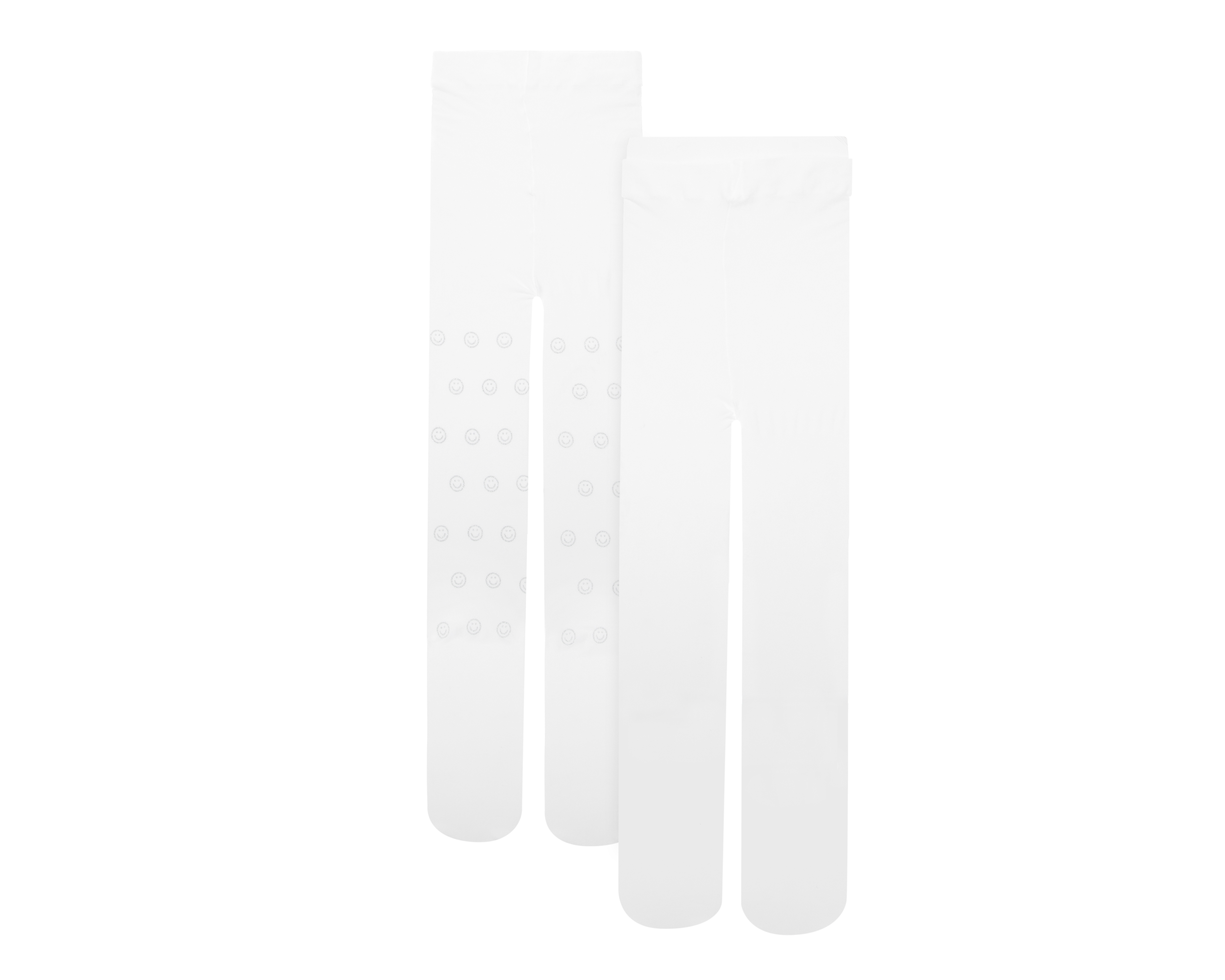 Foto 2 pulgar | Foto 1 | Mallas Blancas para Niña con Estampado 2 Piezas