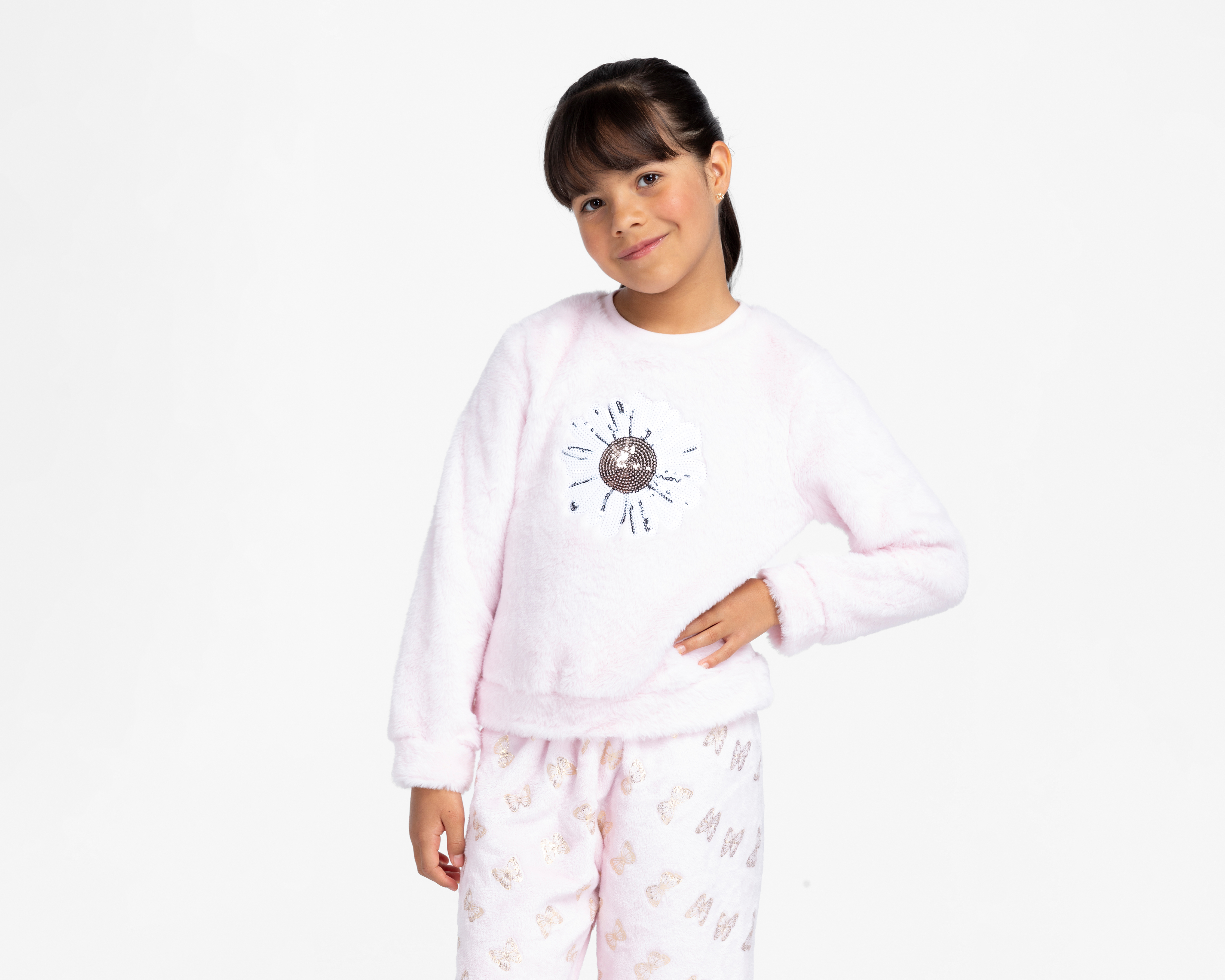 Foto 4 pulgar | Foto 3 | Pijama para Niña de Mariposas Girls Attitude