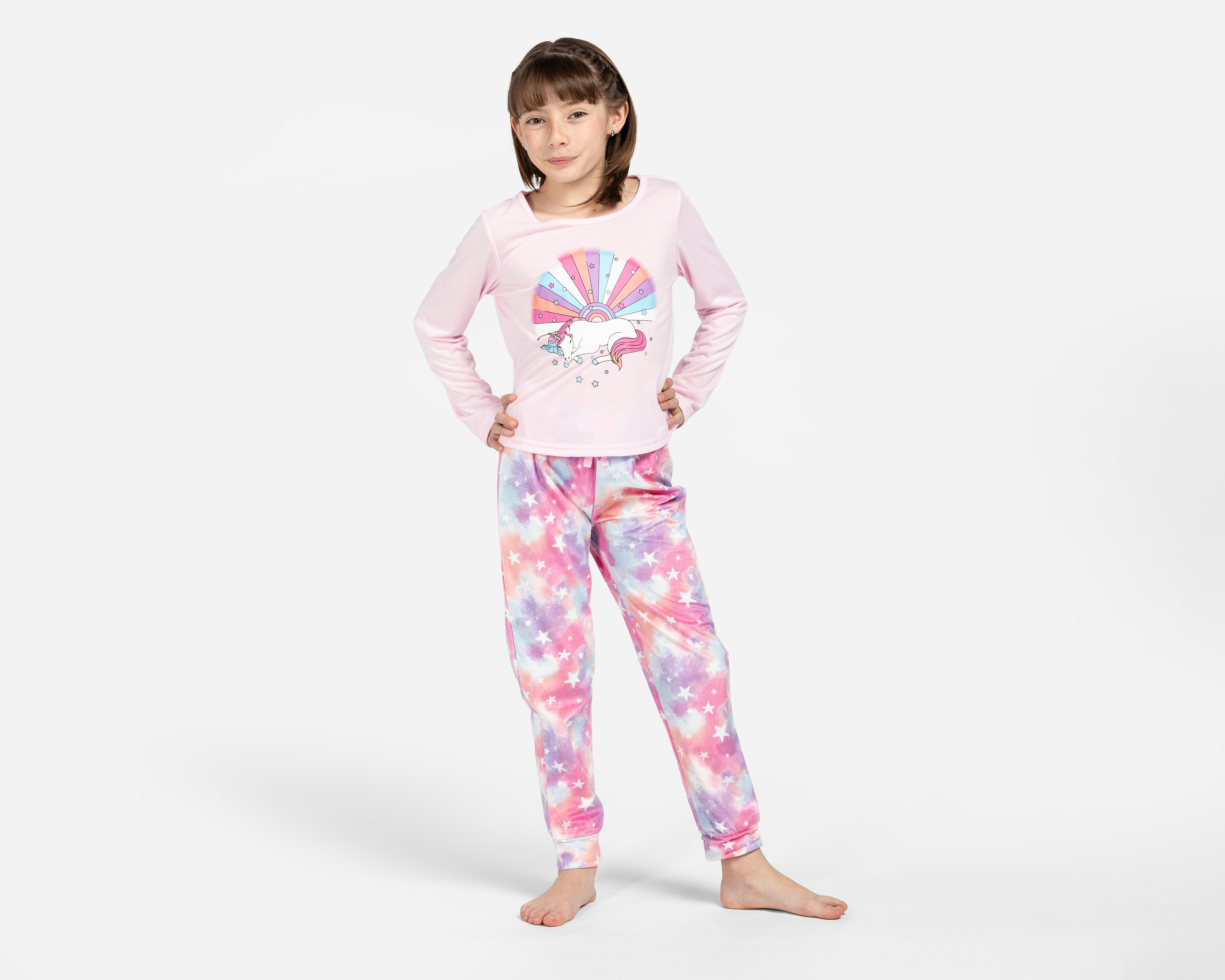 Foto 2 pulgar | Foto 1 | Pijama para Niña de Unicornio Girls Attitude