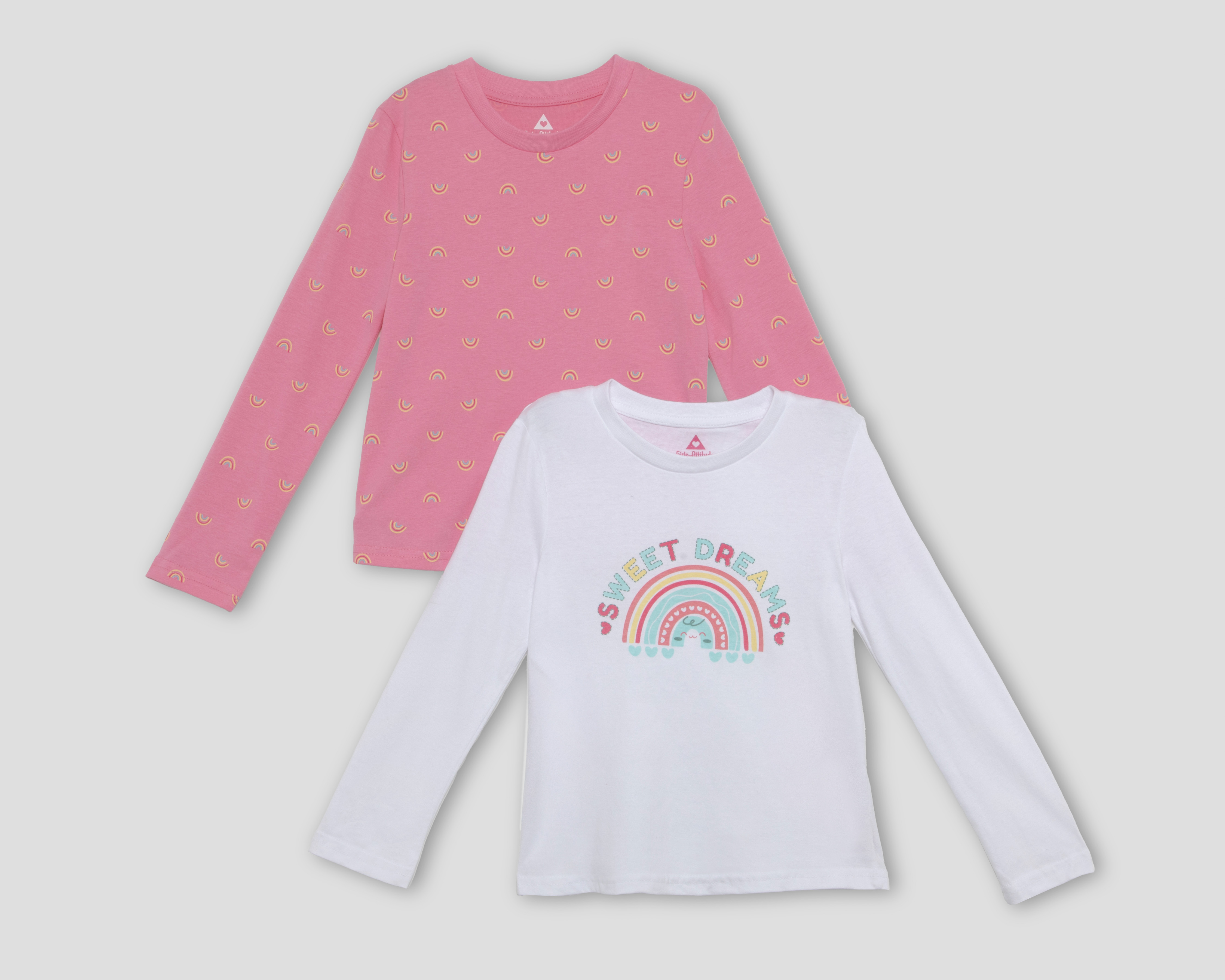 Playera Girls Attitude para Niña 2 Piezas