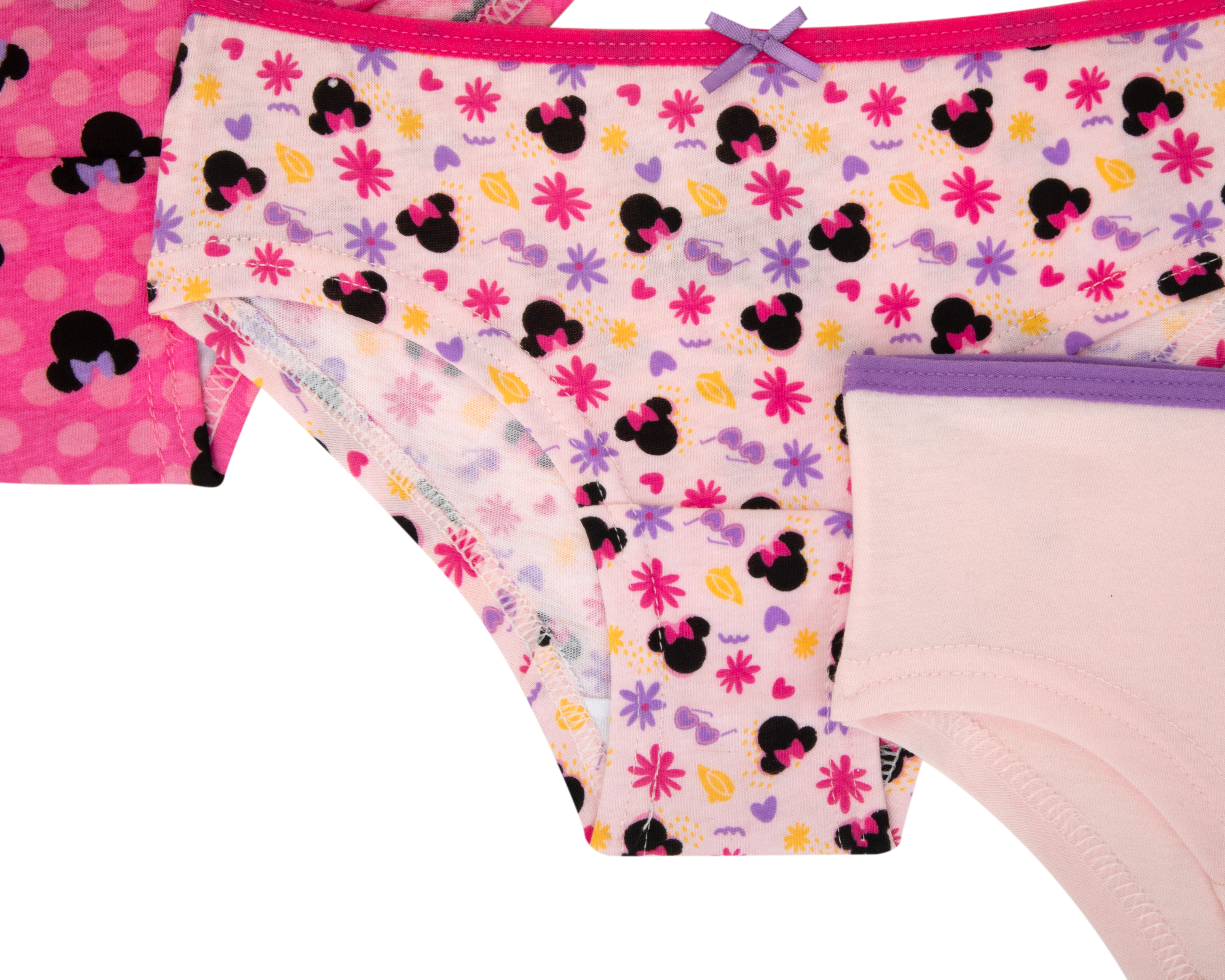 Foto 4 pulgar | Foto 3 | Pantaleta Disney Minnie Mouse para Niña 3 Piezas