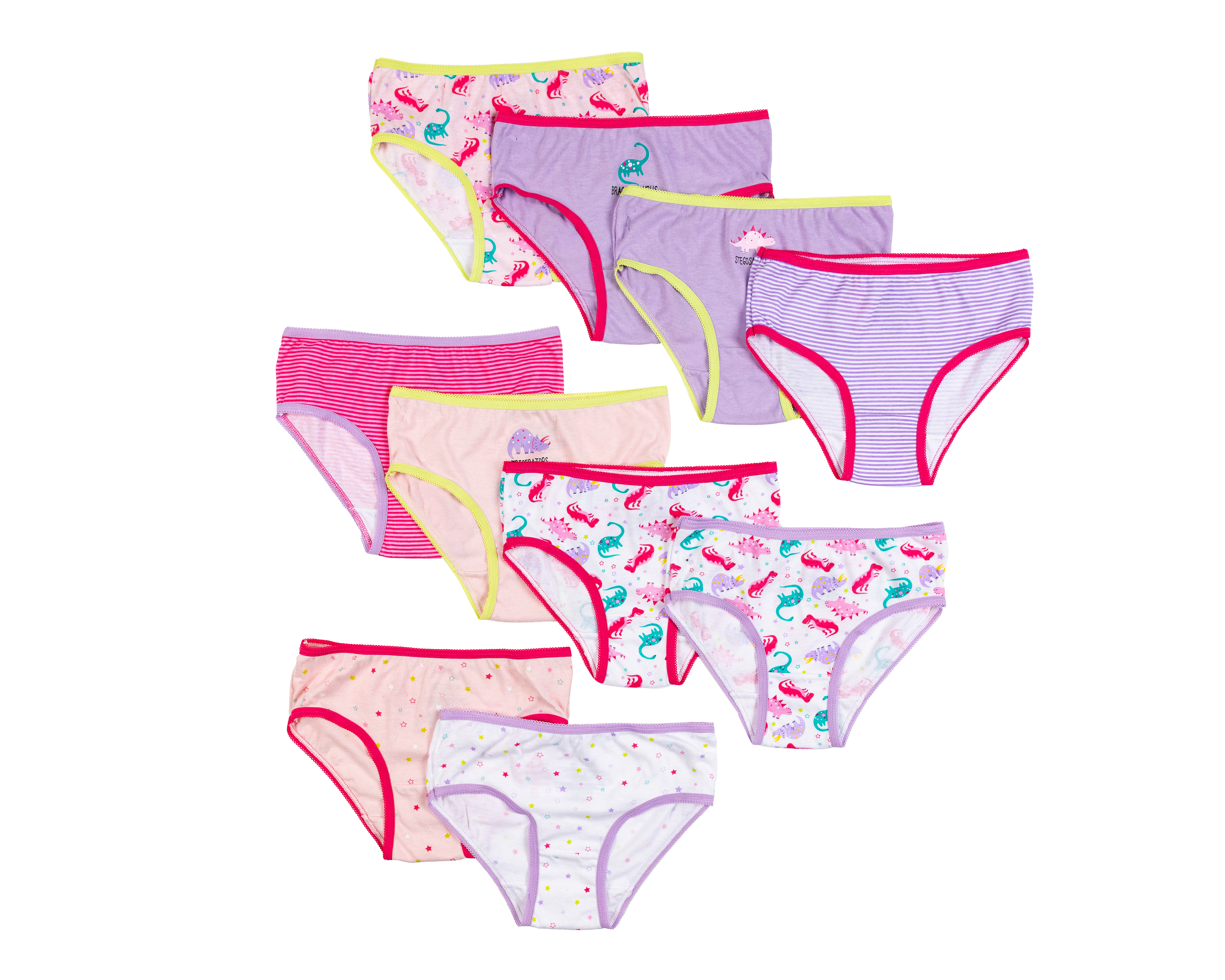 Foto 2 pulgar | Foto 1 | Pantaleta Girls Attitude para Niña 10 Piezas