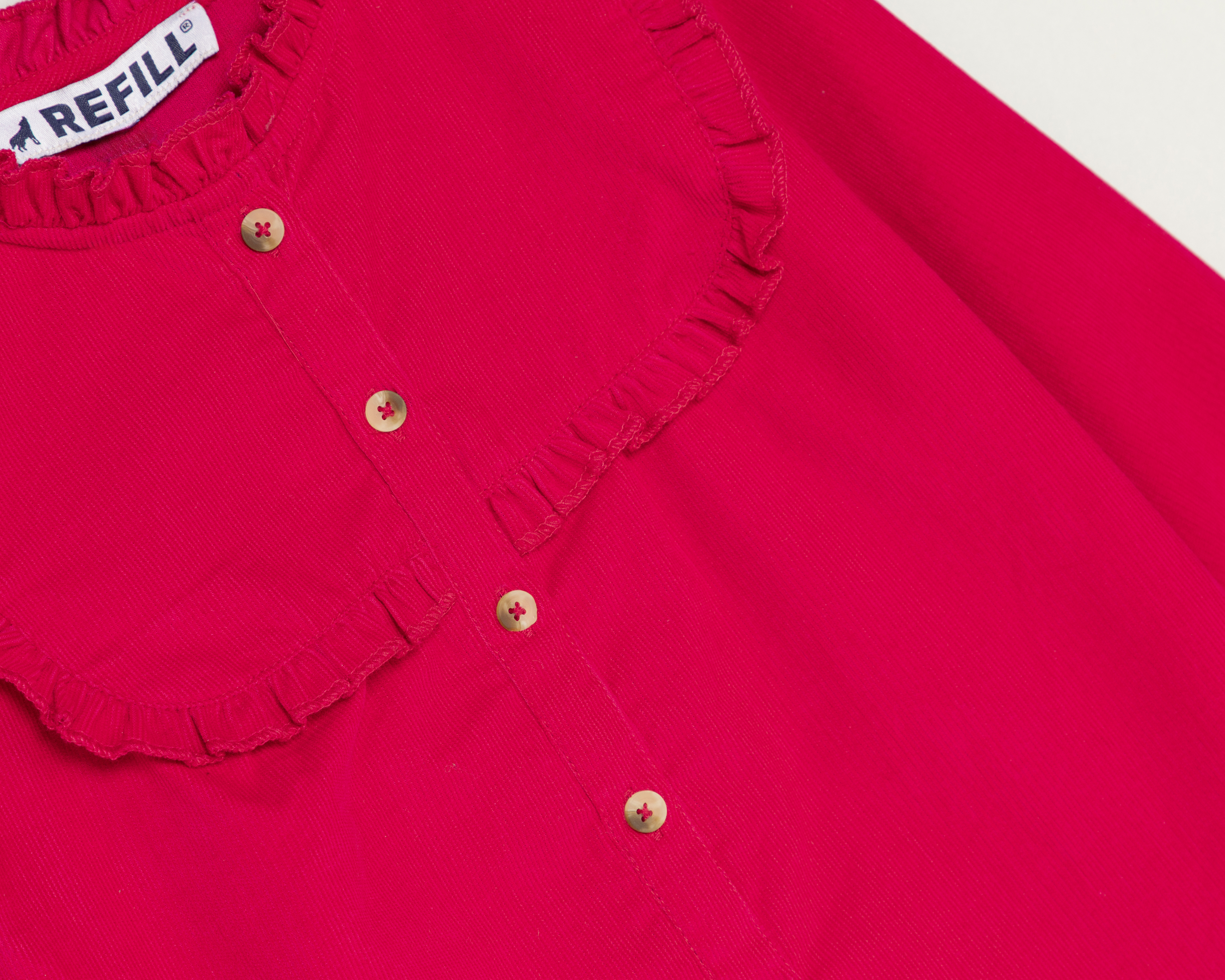 Foto 3 | Foto 3 | Blusa de Cuello Redondo Rosa Refill para Niña