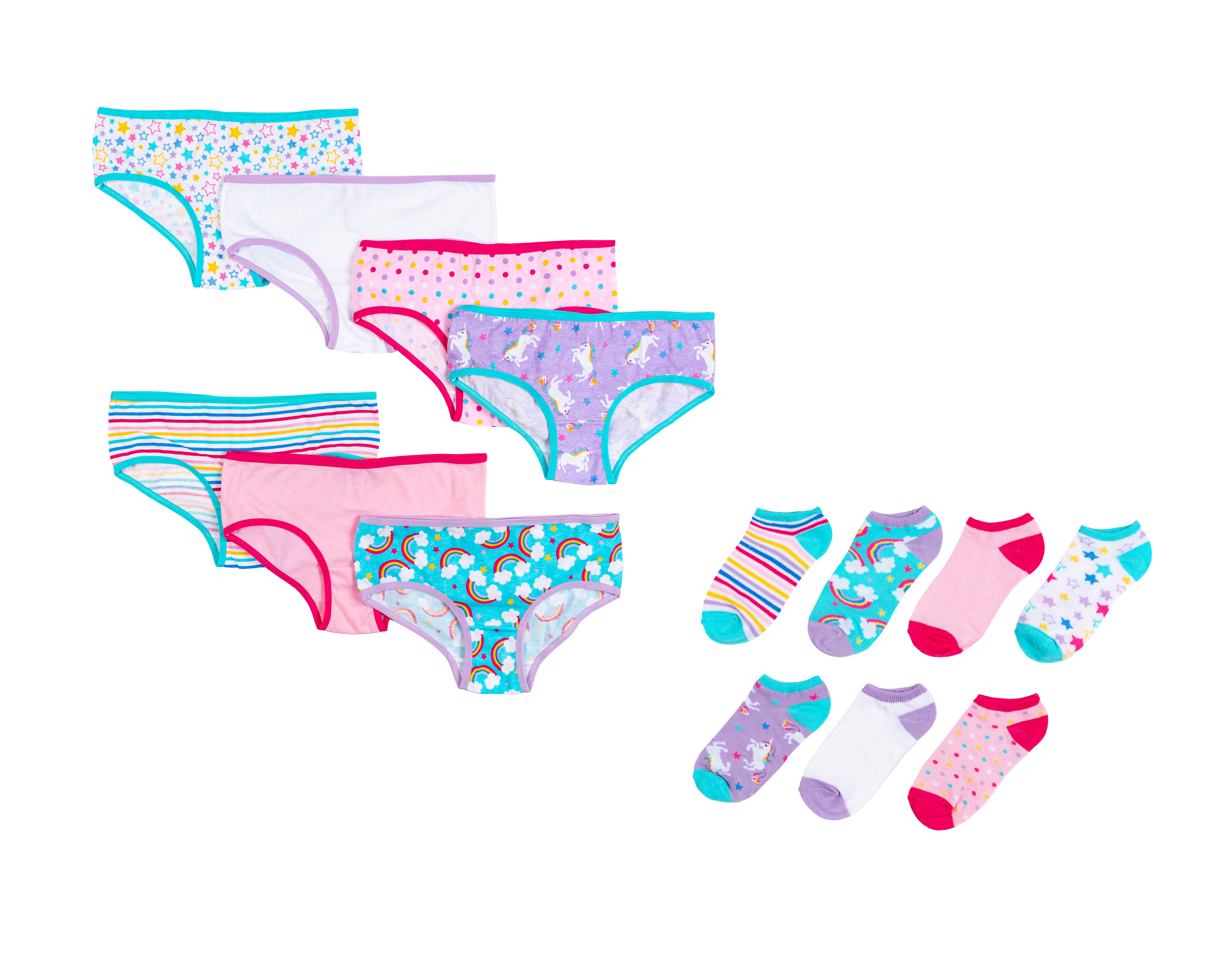 Foto 1 | Foto 1 | Pantaletas y Calcetas Girls Attitude para Niña 14 Piezas