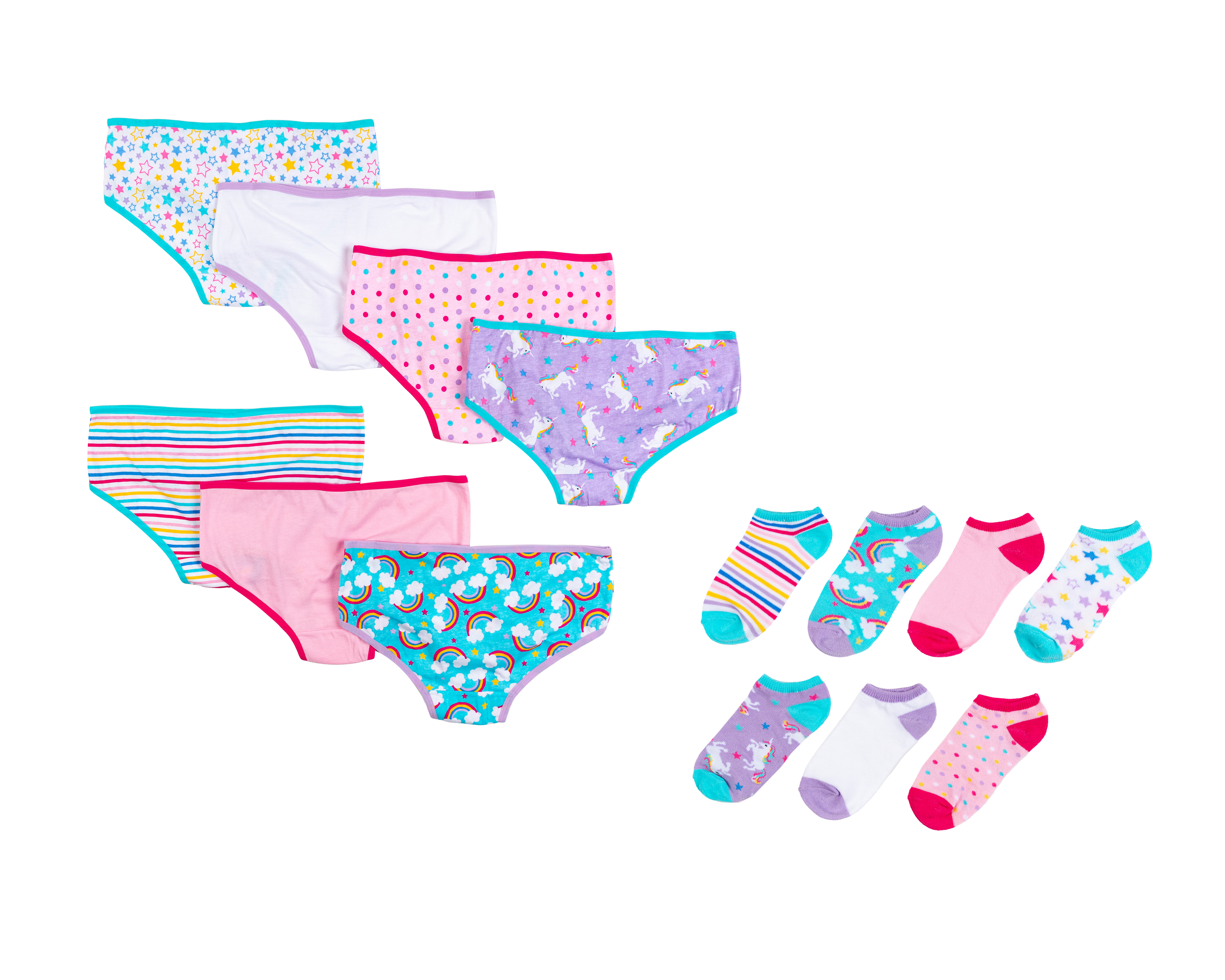 Foto 2 | Foto 2 | Pantaletas y Calcetas Girls Attitude para Niña 14 Piezas