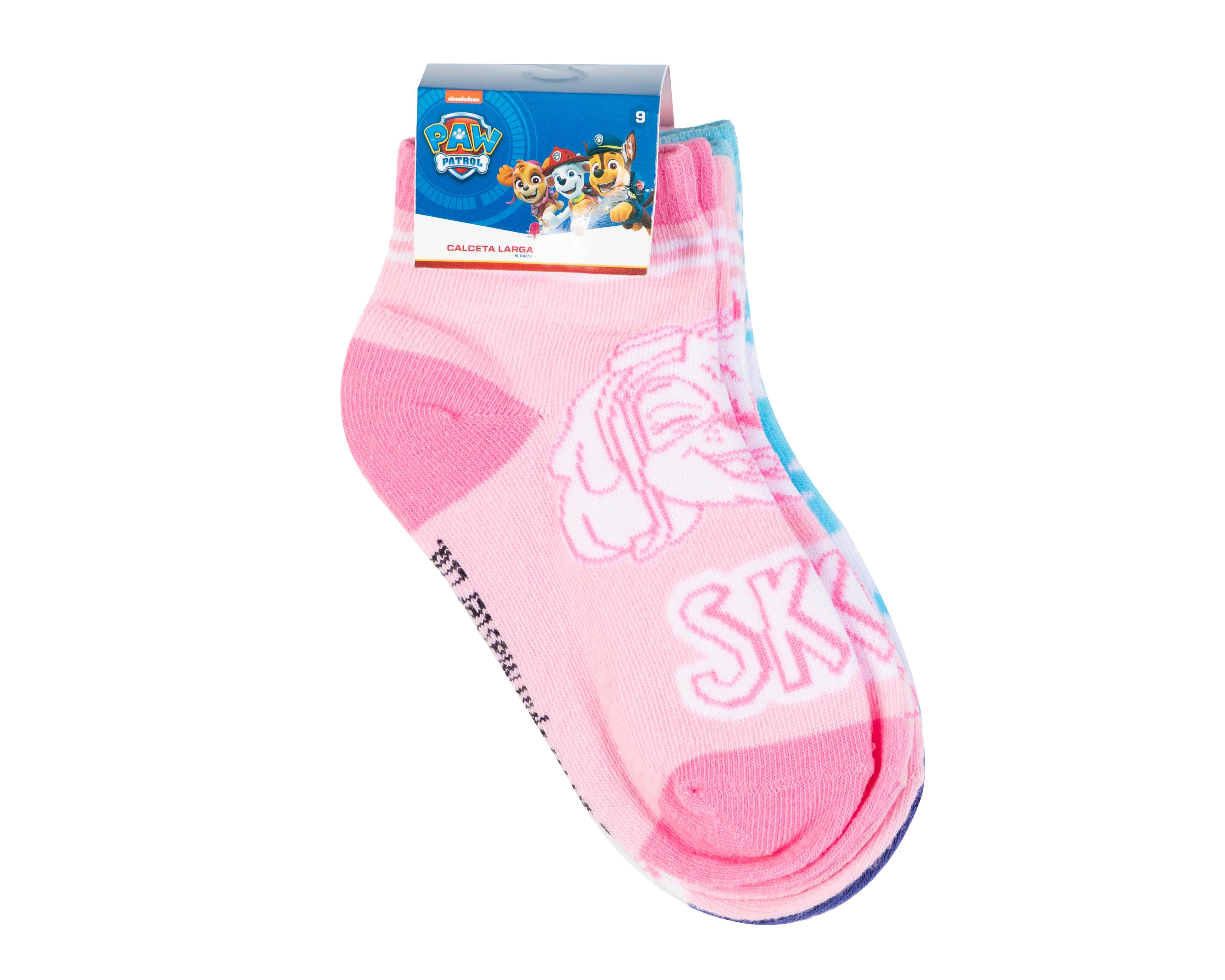 Foto 4 pulgar | Foto 3 | Calcetines Paw Patrol para Niña 6 Pares