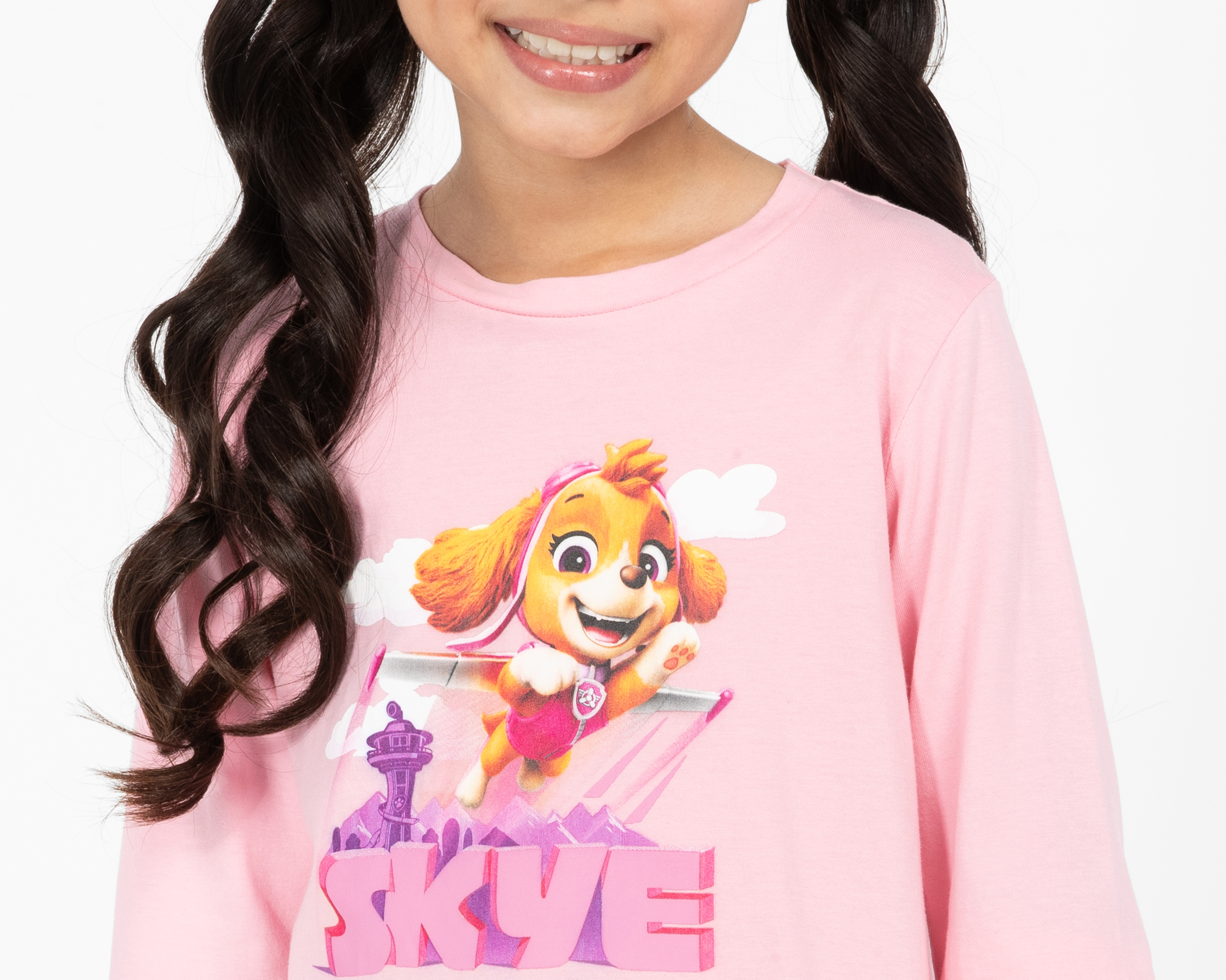 Foto 4 pulgar | Foto 3 | Playera de Cuello Redondo Rosa Paw Patrol para Niña