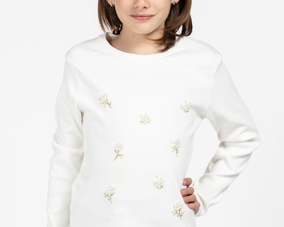 Foto 4 | Foto 4 | Playera de Manga Larga Blanca Refill para Niña