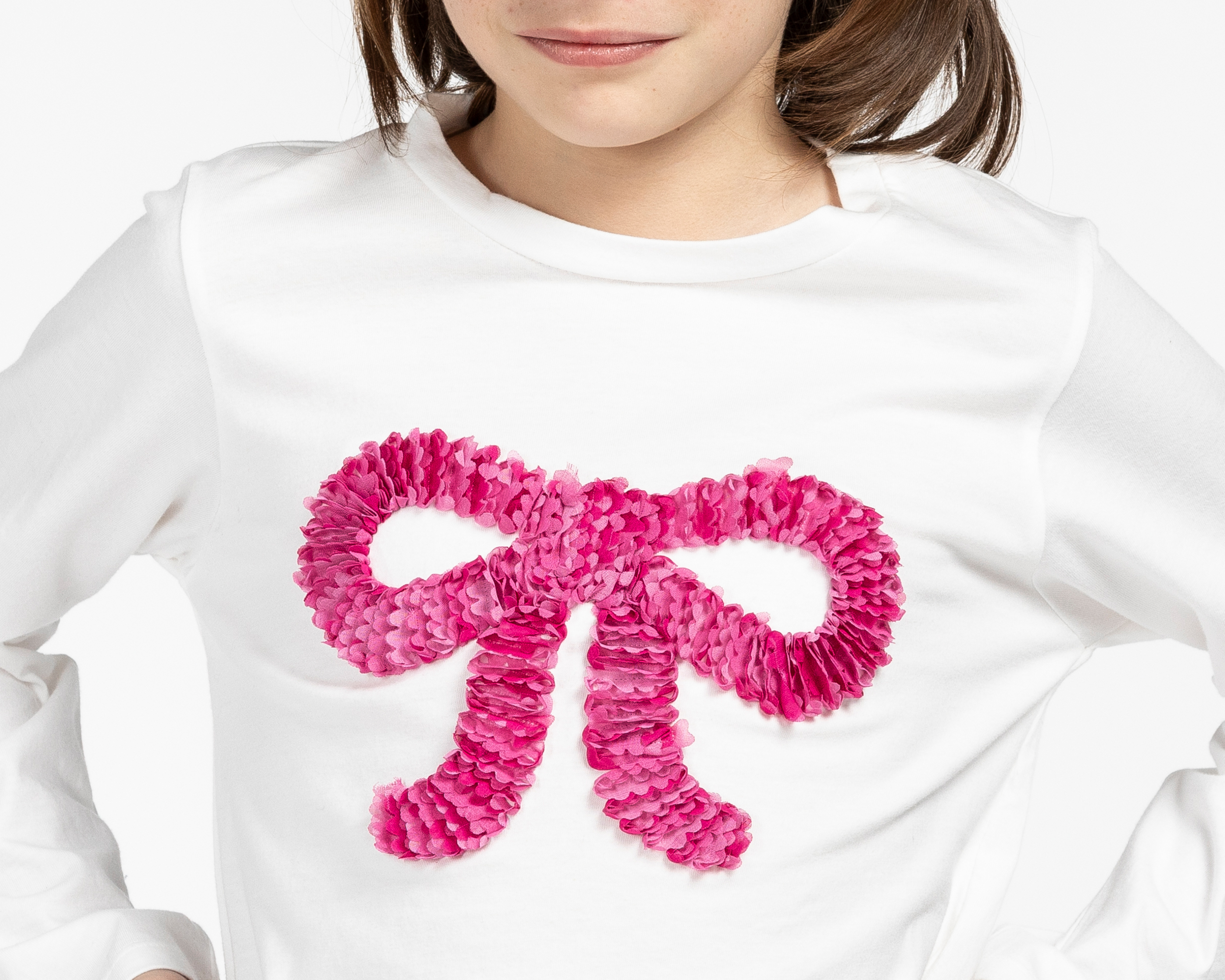 Foto 4 | Foto 4 | Playera de Manga Larga Blanca Girls Attitude para Niña