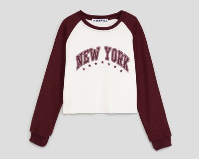 Foto 1 | Foto 1 | Playera Manga Larga Blanca Refill para Niña