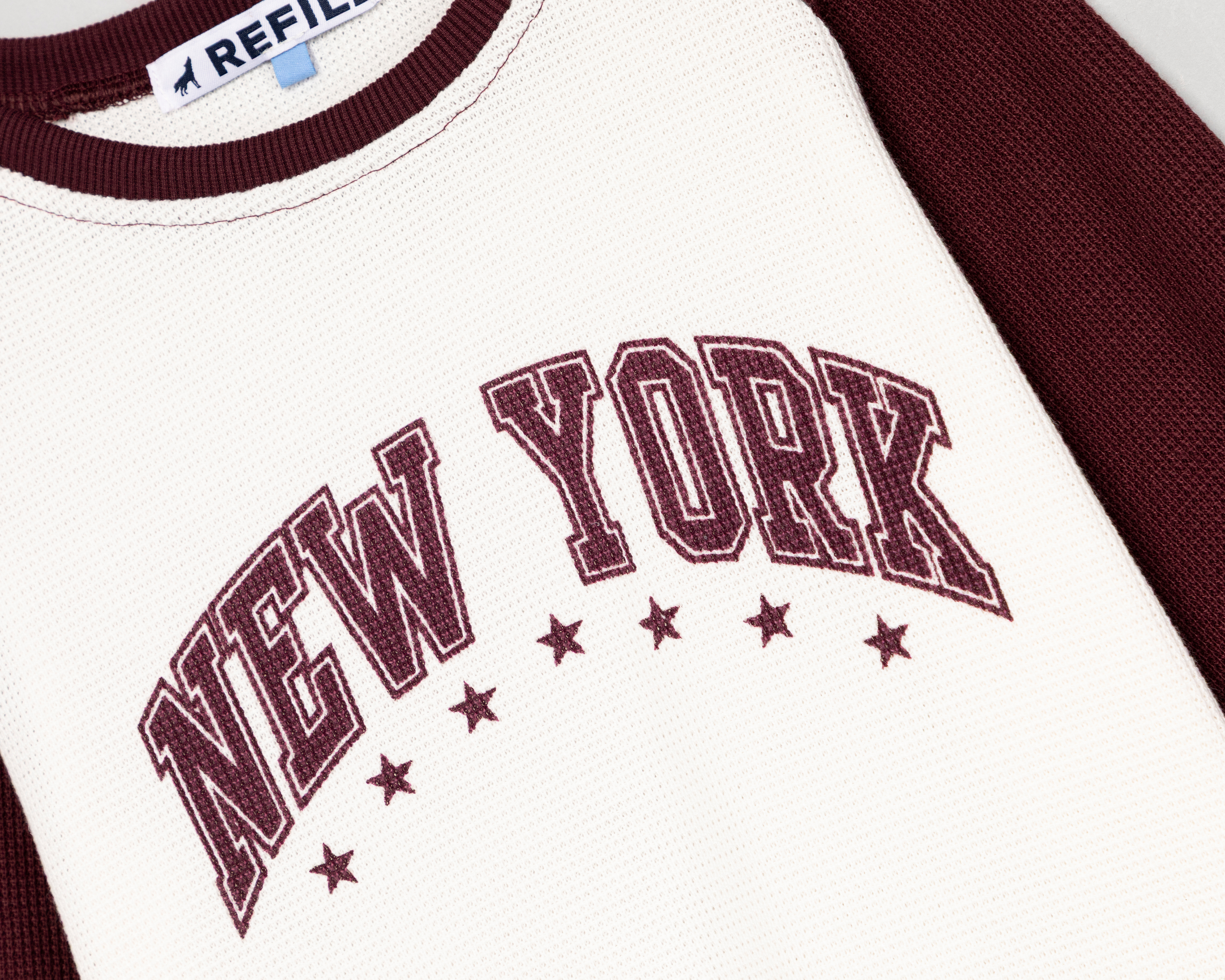 Foto 4 pulgar | Foto 3 | Playera Manga Larga Blanca Refill para Niña