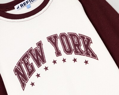 Foto 3 | Foto 3 | Playera Manga Larga Blanca Refill para Niña