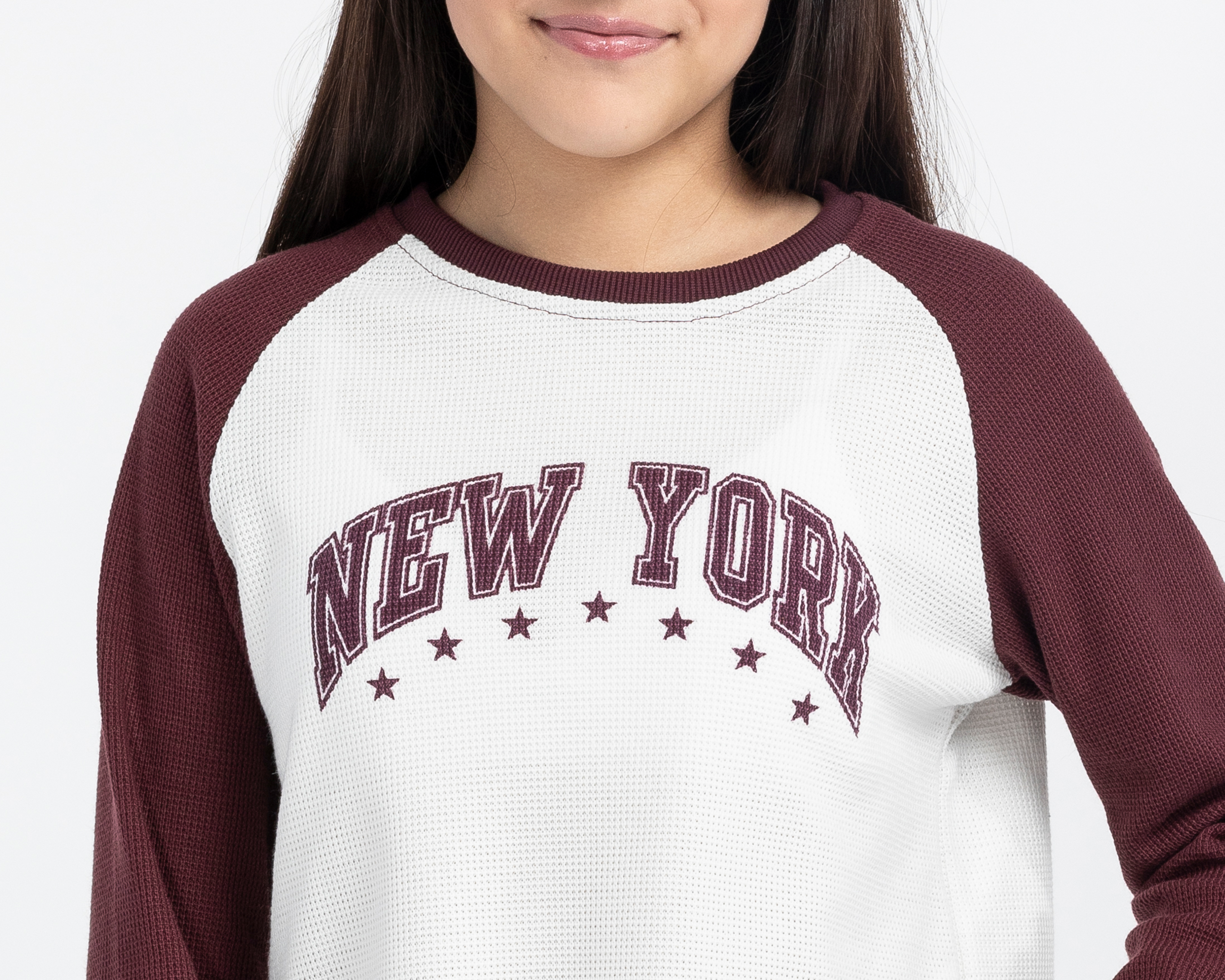 Foto 4 | Foto 4 | Playera Manga Larga Blanca Refill para Niña