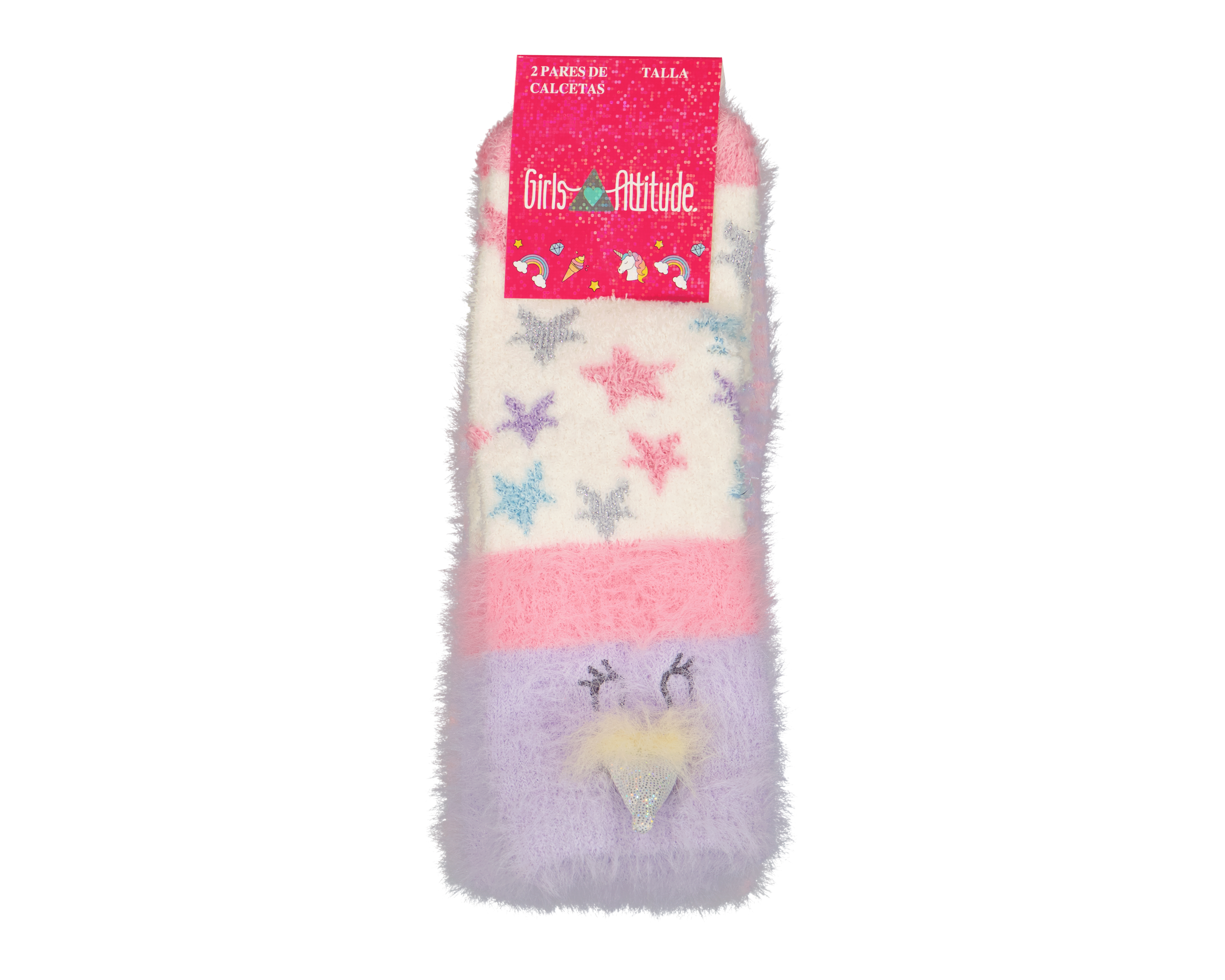 Foto 3 | Foto 3 | Calcetas Cortas Girls Attitude para Niña 2 Pares