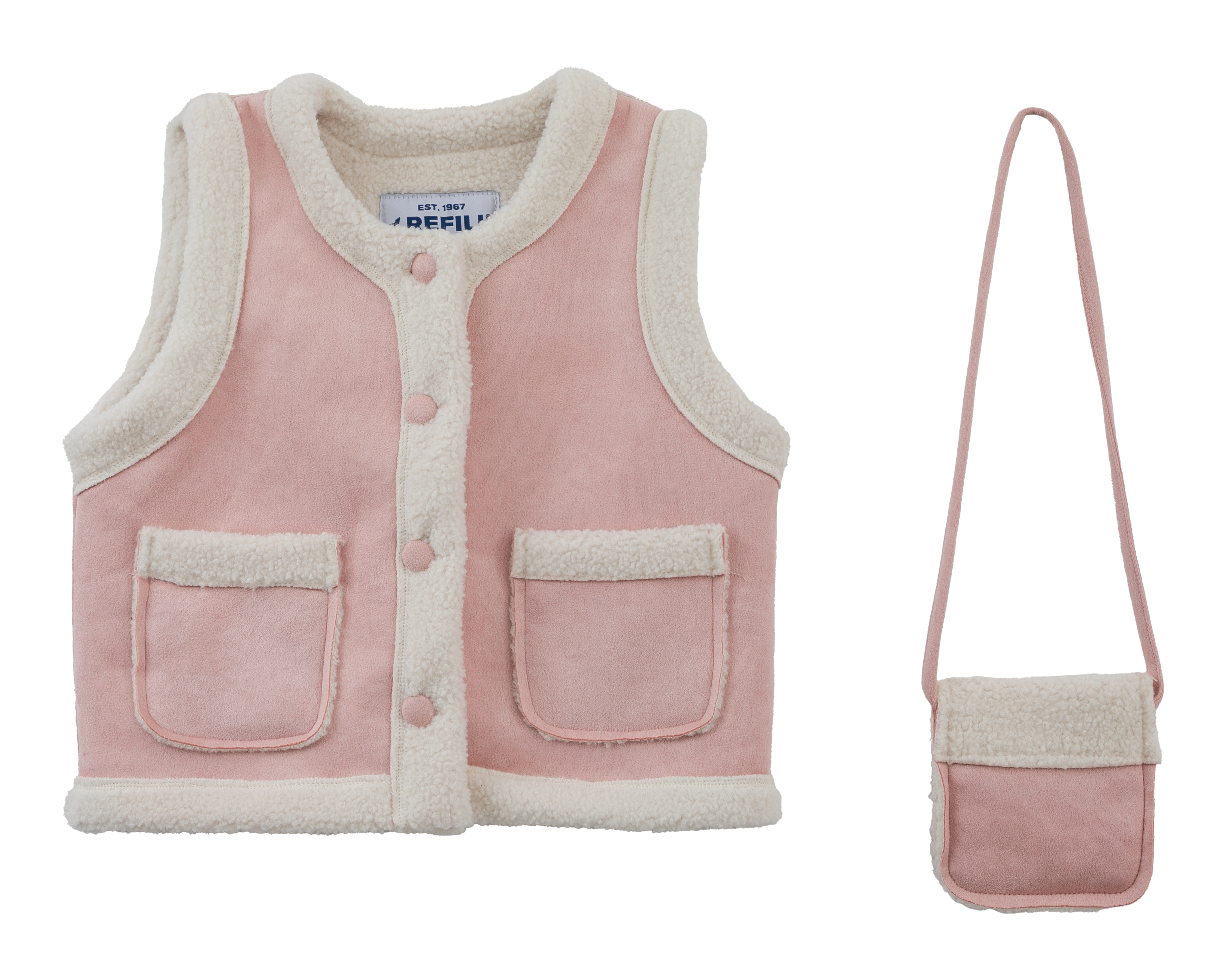 Foto 2 pulgar | Foto 1 | Chaleco Refill con Bolsa para Niña