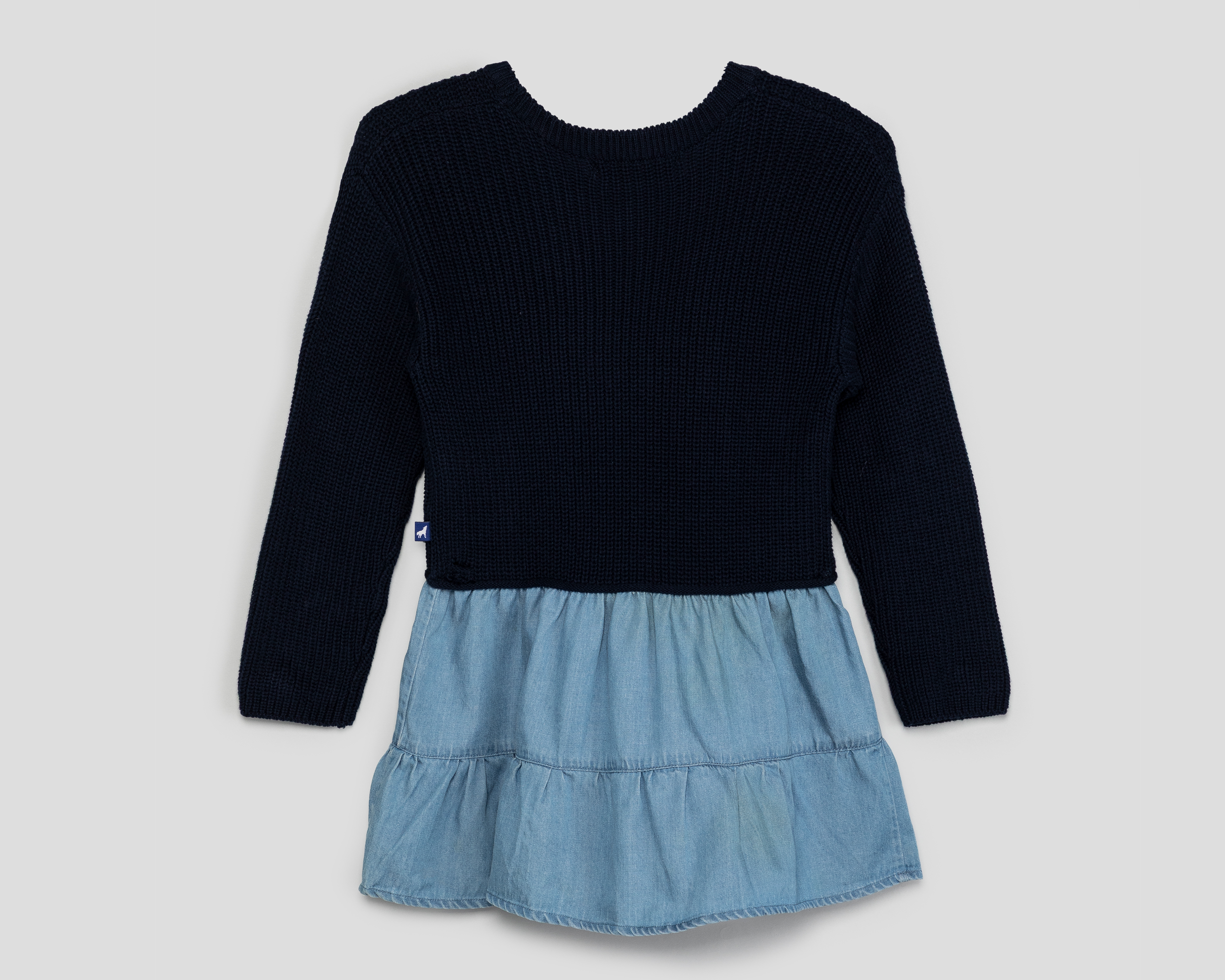 Foto 4 pulgar | Foto 3 | Vestido Azul Refill para Niña con Paliacate