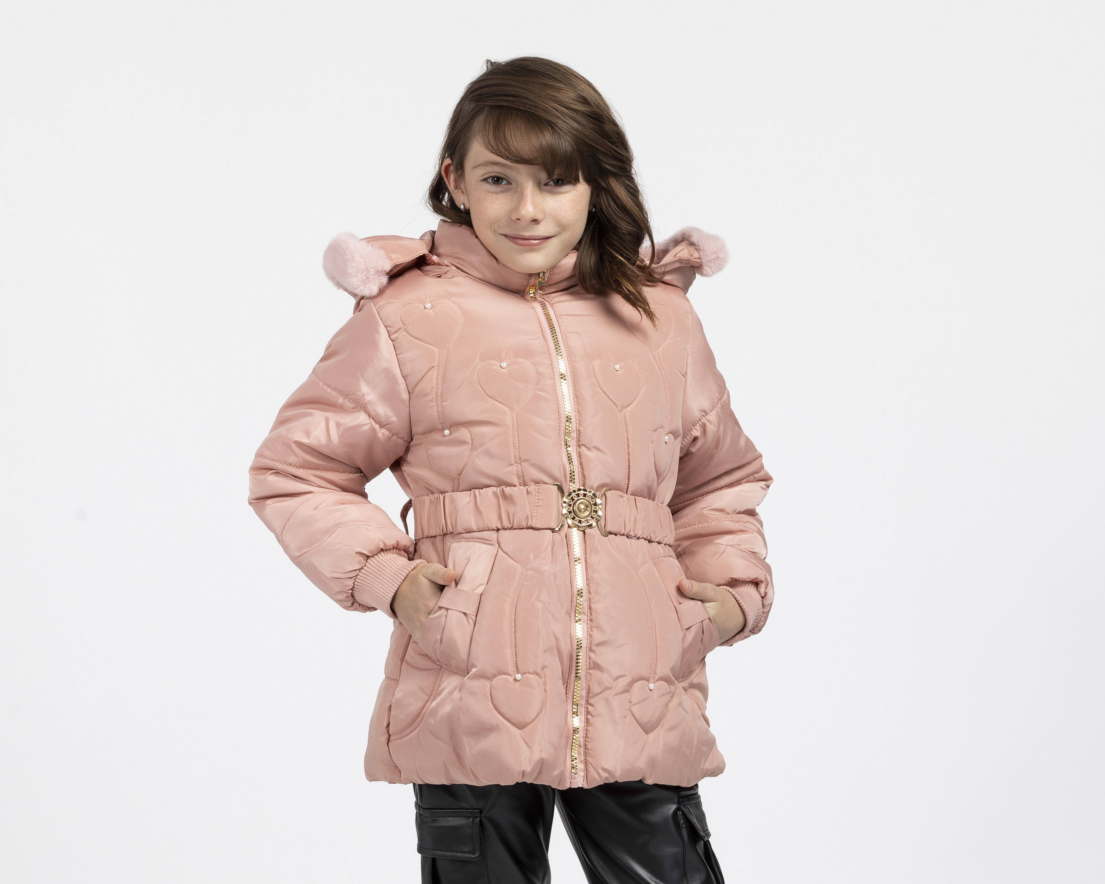 Foto 2 pulgar | Foto 1 | Chamarra con Capucha Girls Attitude para Niña