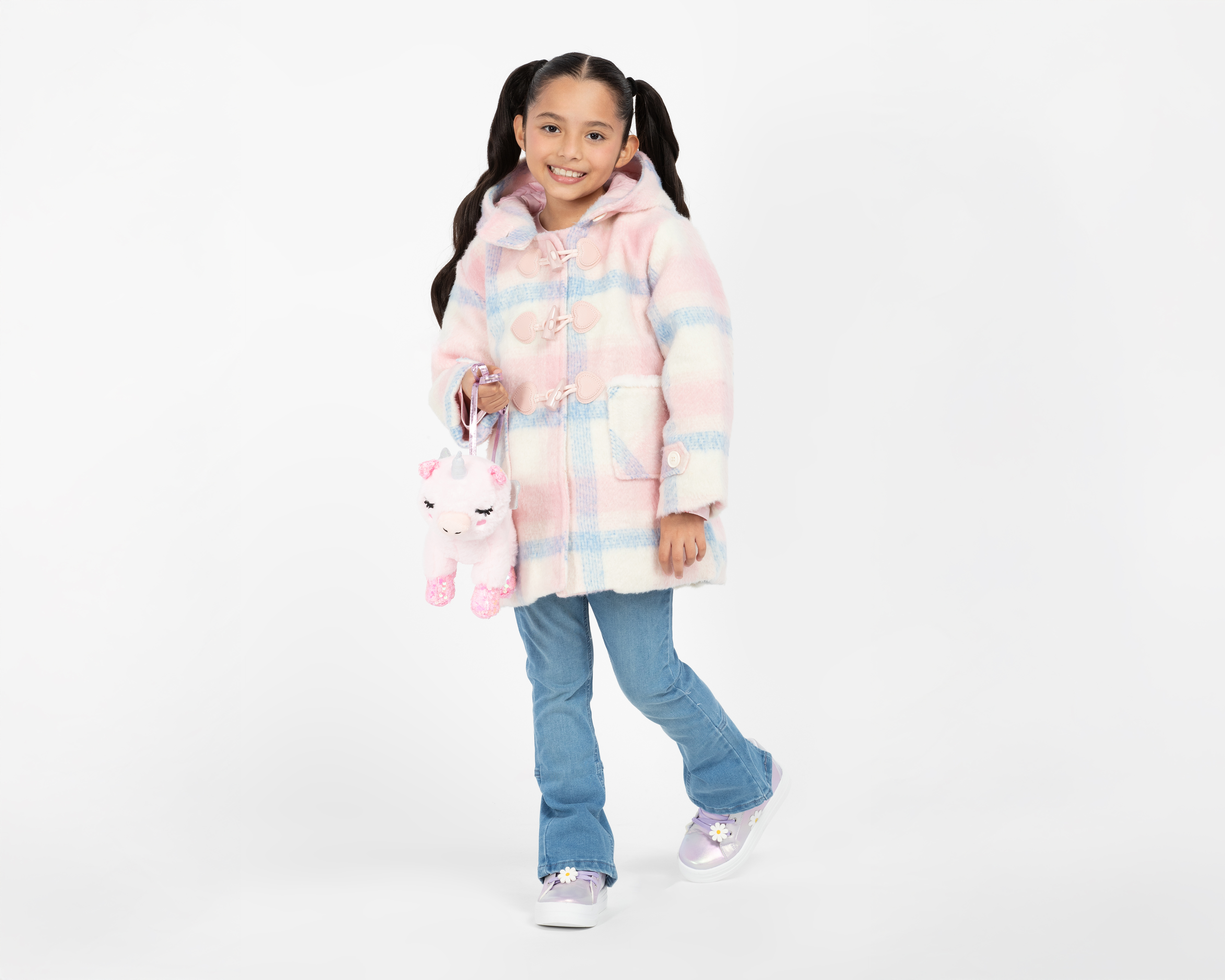 Foto 3 pulgar | Foto 2 | Abrigo con Capucha Girls Attitude para Niña