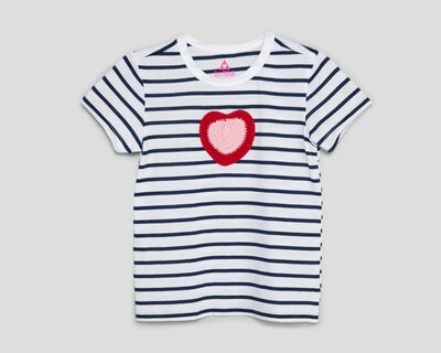 Foto 1 | Foto 1 | Playera Cuello Redondo Azul Marino Girls Attitude para Niña