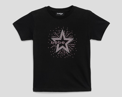 Foto 1 | Foto 1 | Playera de Cuello Redondo Negra Bebe para Niña