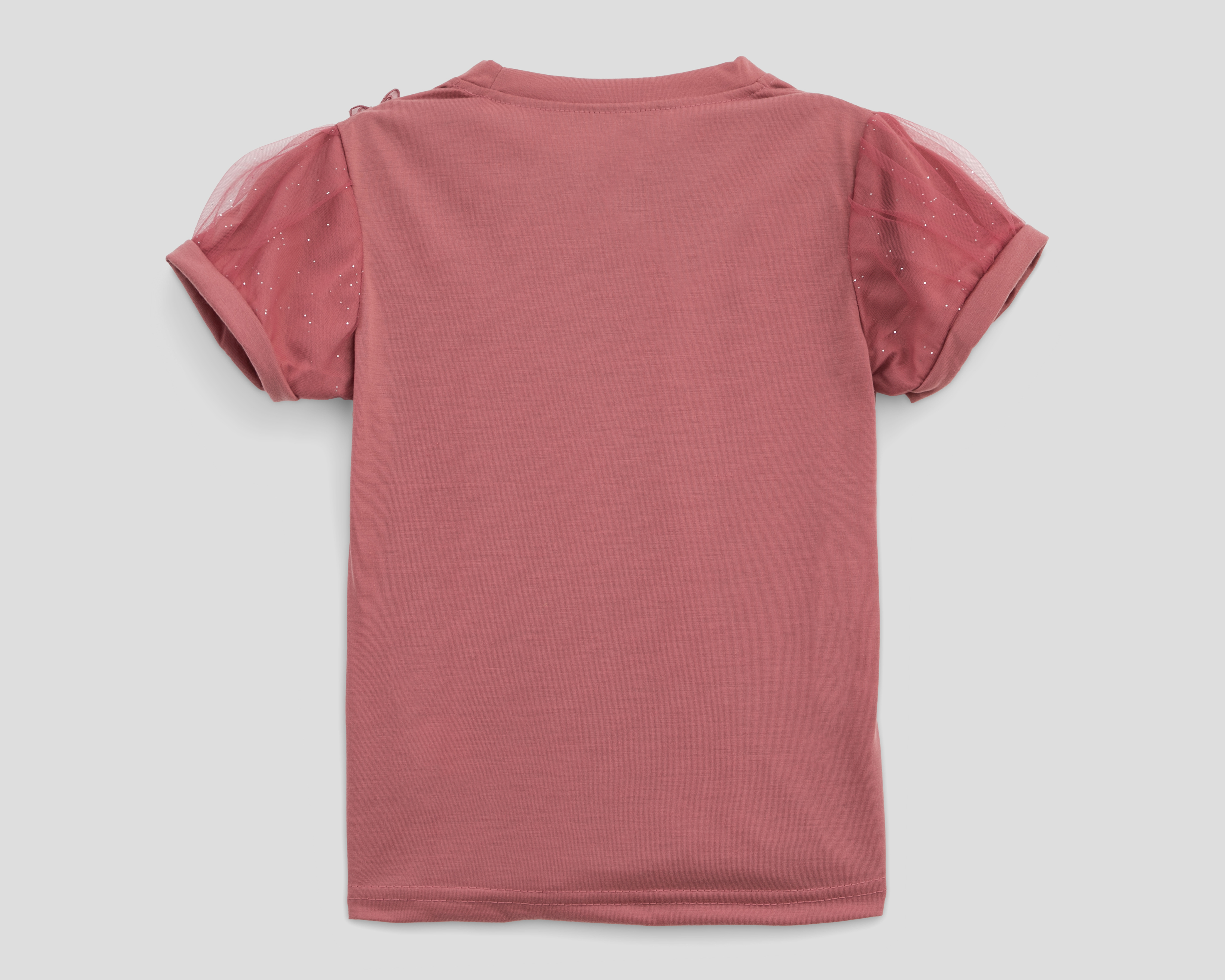 Foto 3 pulgar | Foto 2 | Playera de Cuello Redondo Rosa Girls Attitude para Niña