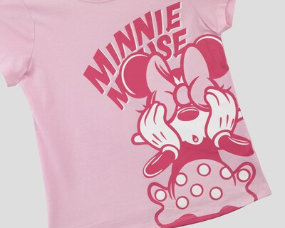 Foto 3 | Foto 3 | Playera de Cuello Redondo Rosa Disney Minnie Mouse para Niña