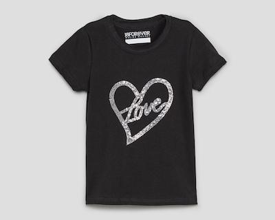 Foto 1 | Foto 1 | Playera de Cuello Redondo Negra 18 Forever para Niña