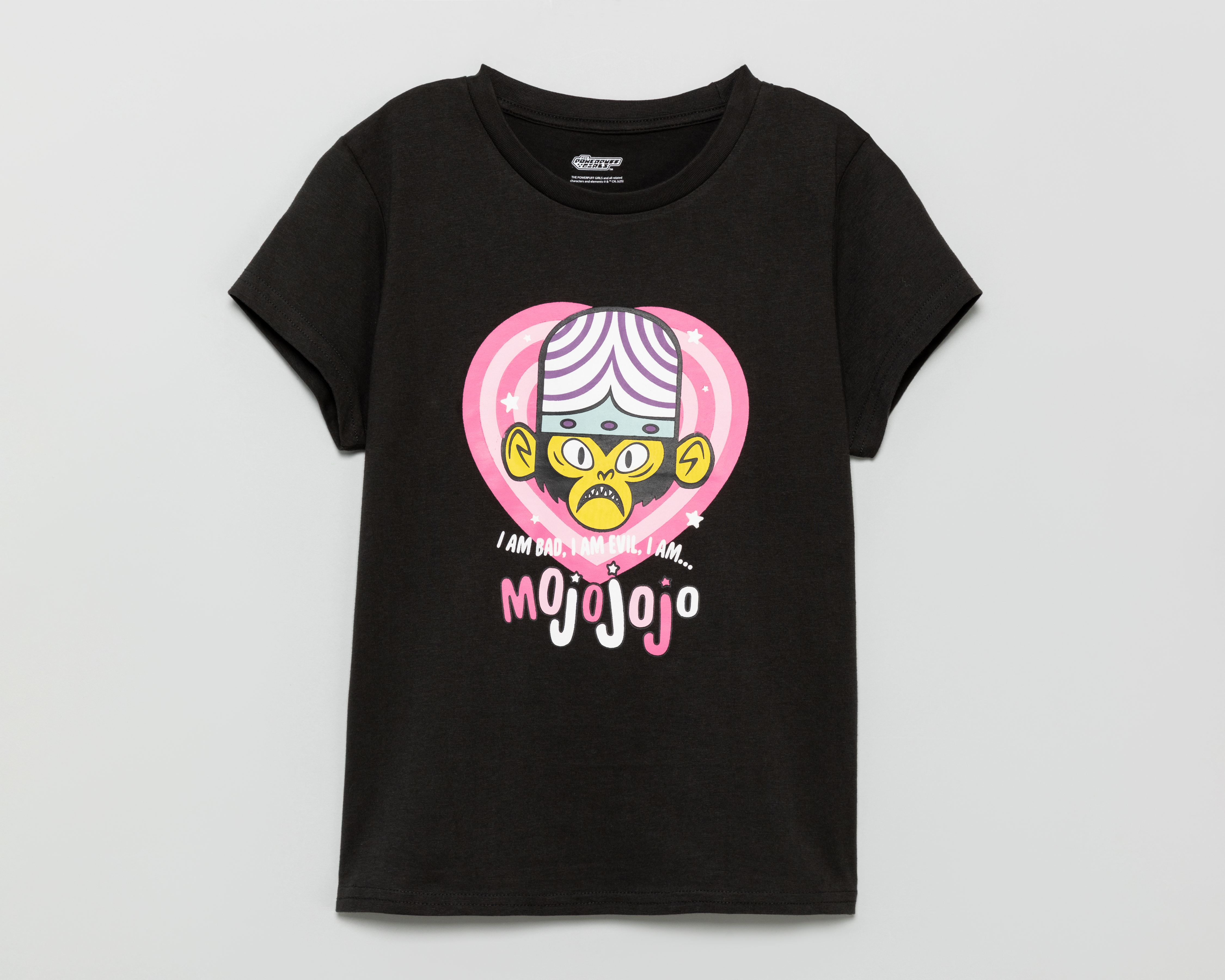 Foto 1 | Foto 1 | Playera Cuello Redondo Negra Las Chicas Superpoderosas para Niña