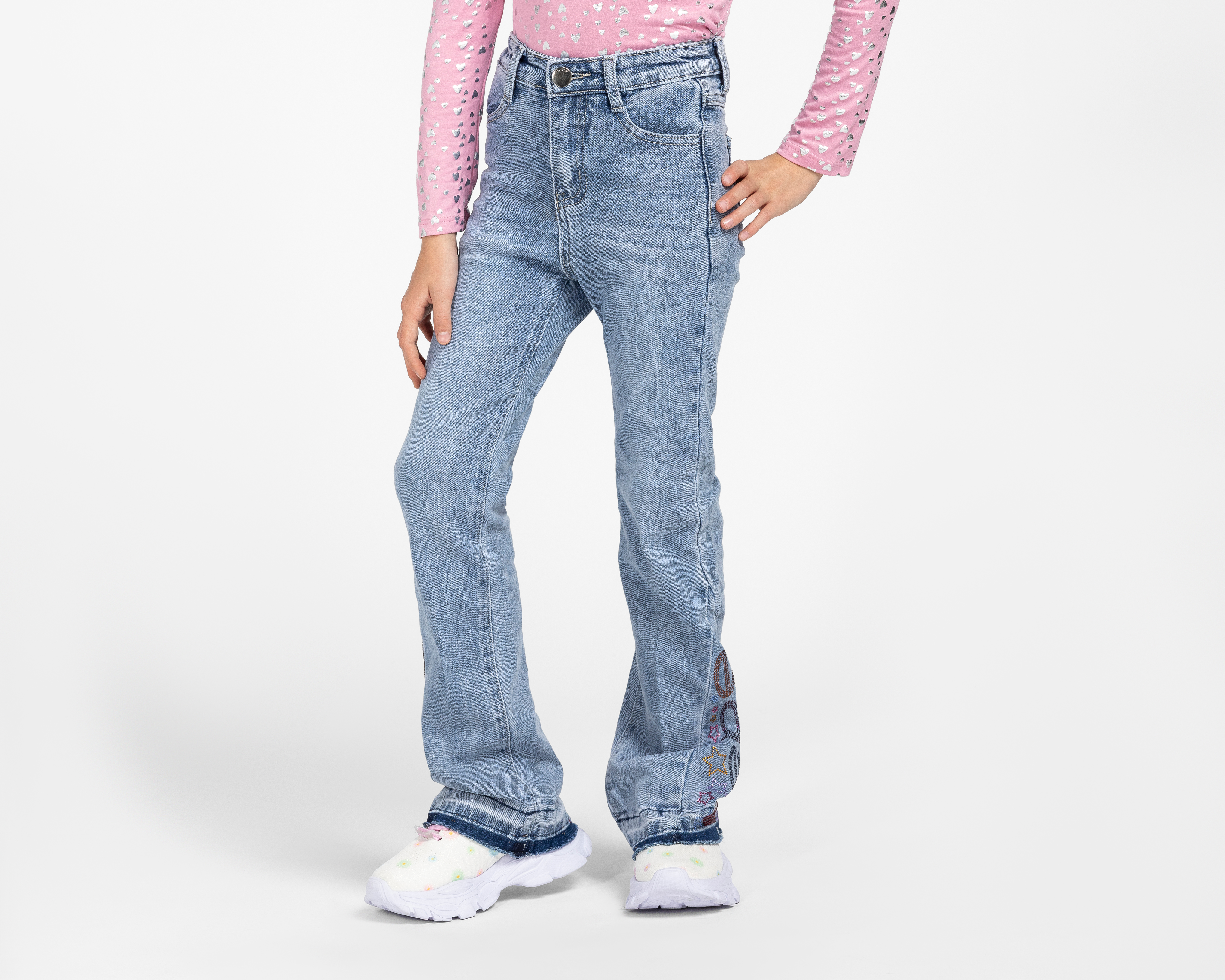 Pantalón Bebe Wide Leg para Niña