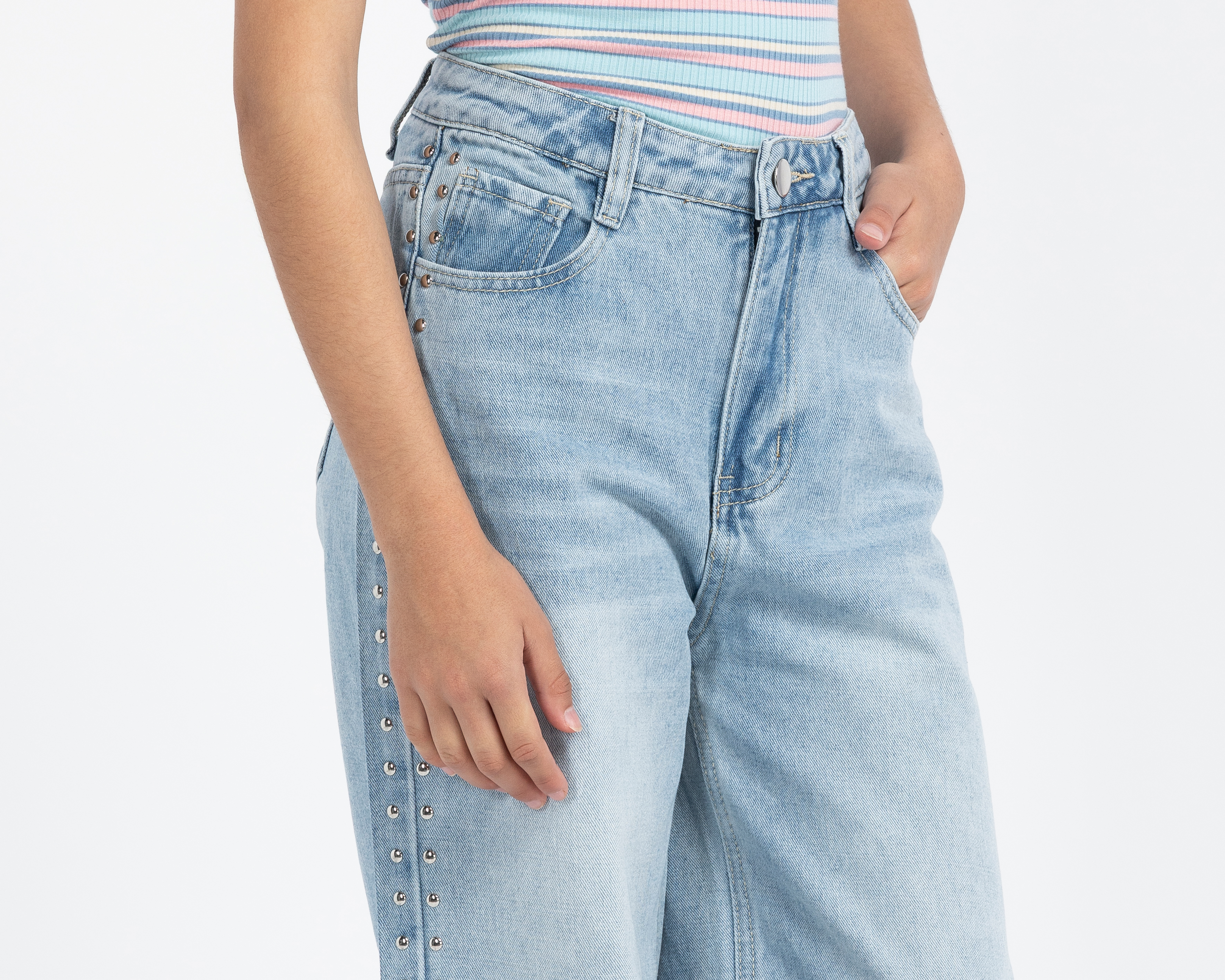 Foto 4 | Foto 4 | Pantalón 18 Forever Wide Leg para Niña