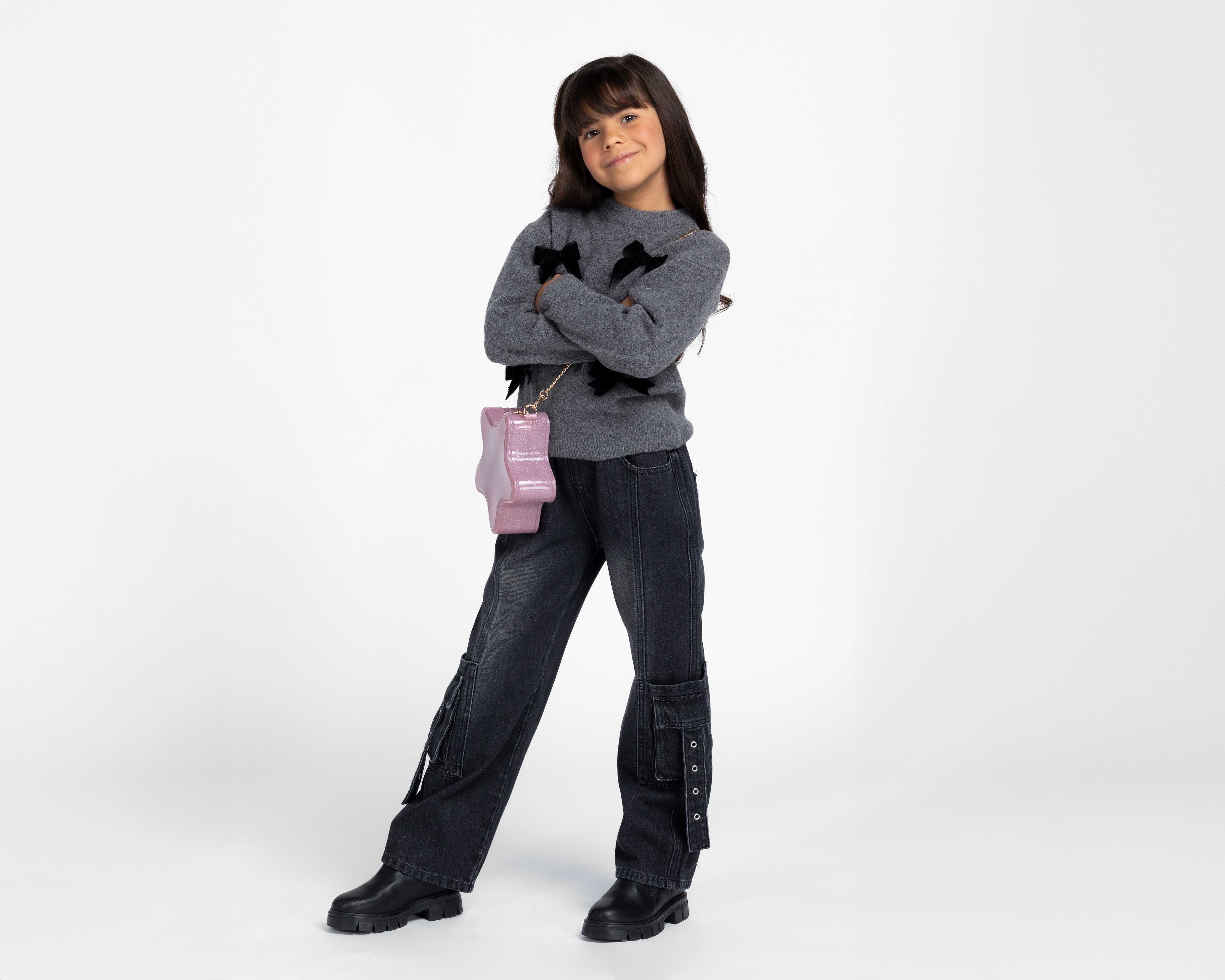 Foto 3 pulgar | Foto 2 | Pantalón Girls Attitude Cargo para Niña