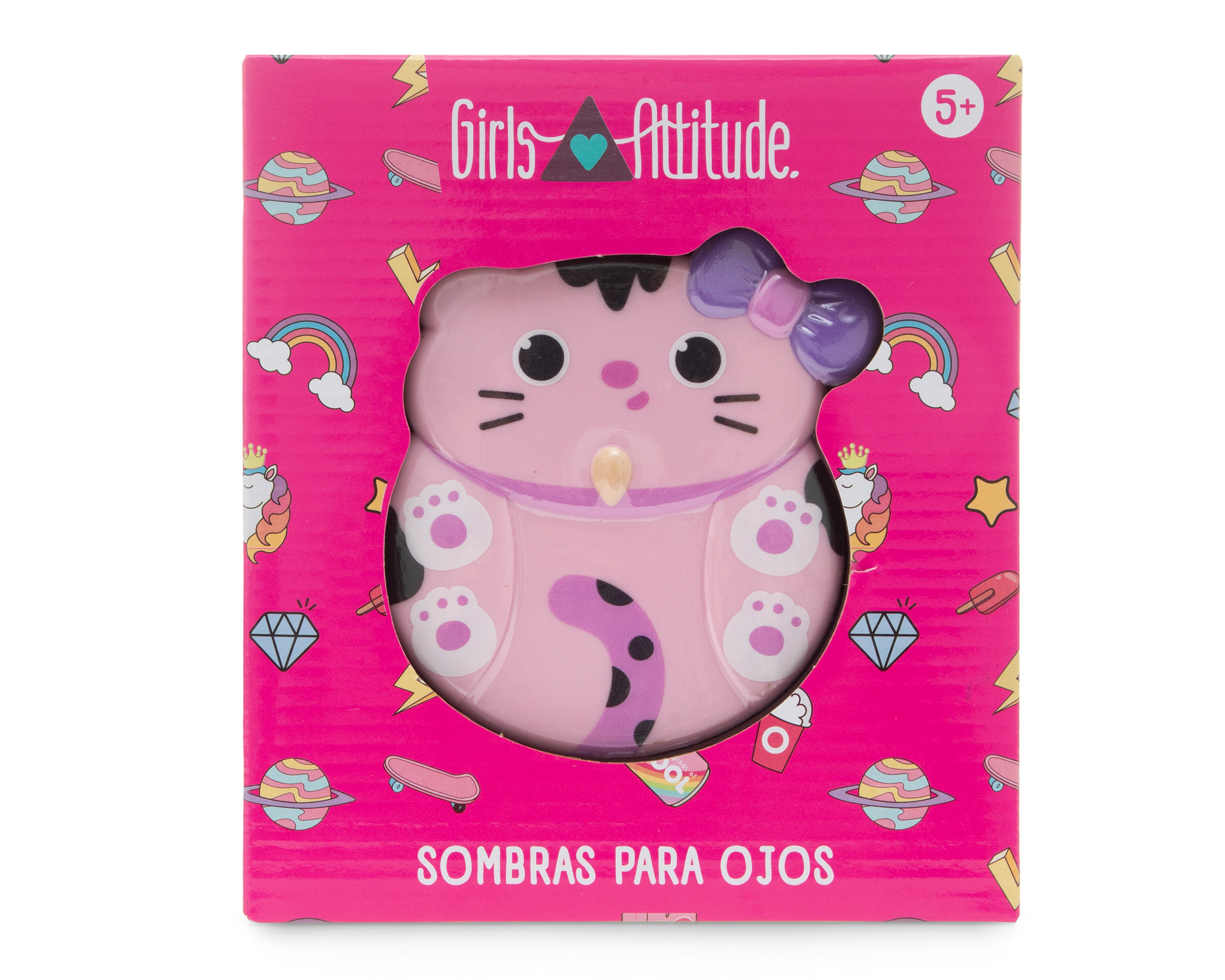 Foto 5 pulgar | Foto 4 | Set de Sombras para Ojos con Estuche Girls Attitude