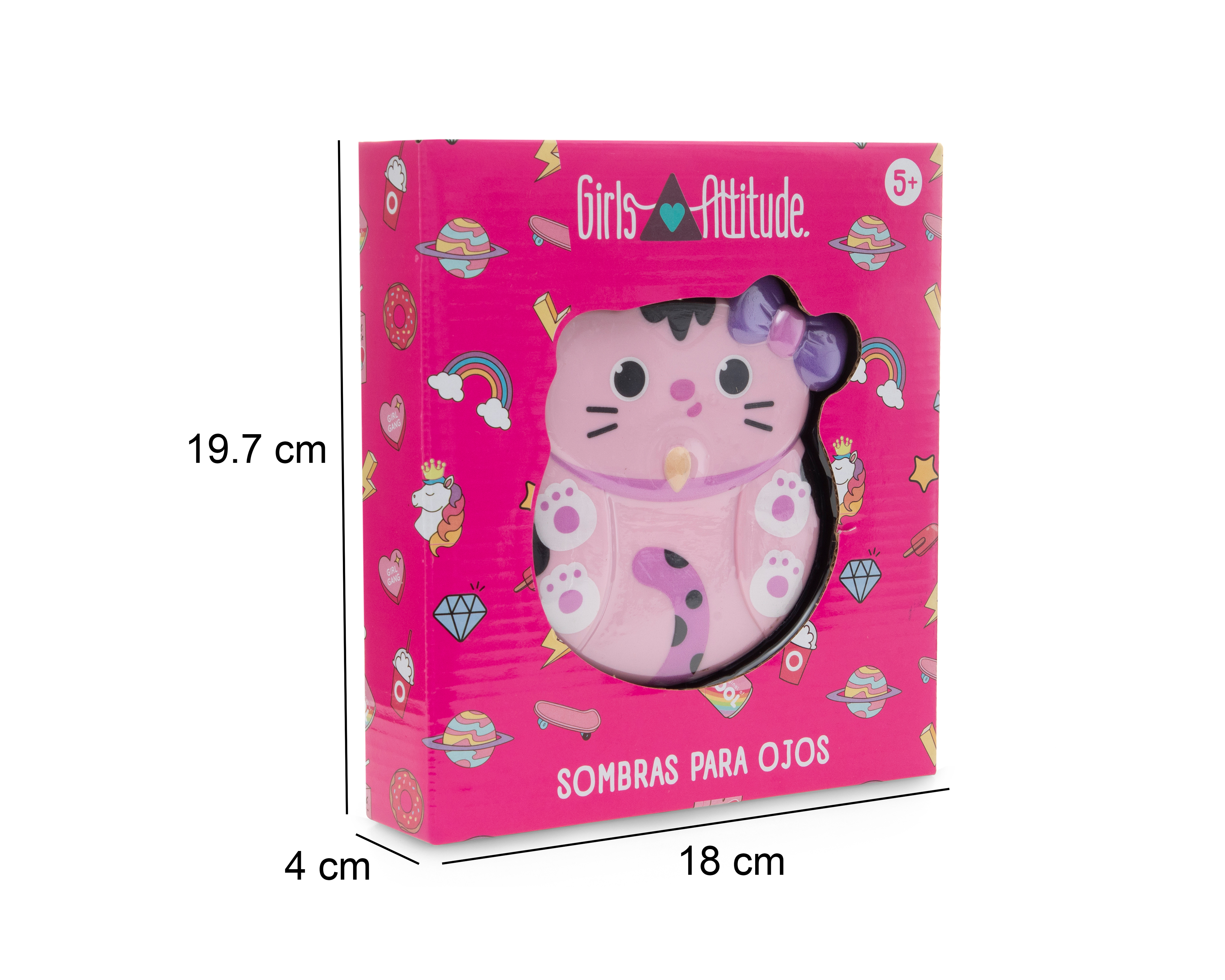 Foto 5 | Foto 5 | Set de Sombras para Ojos con Estuche Girls Attitude