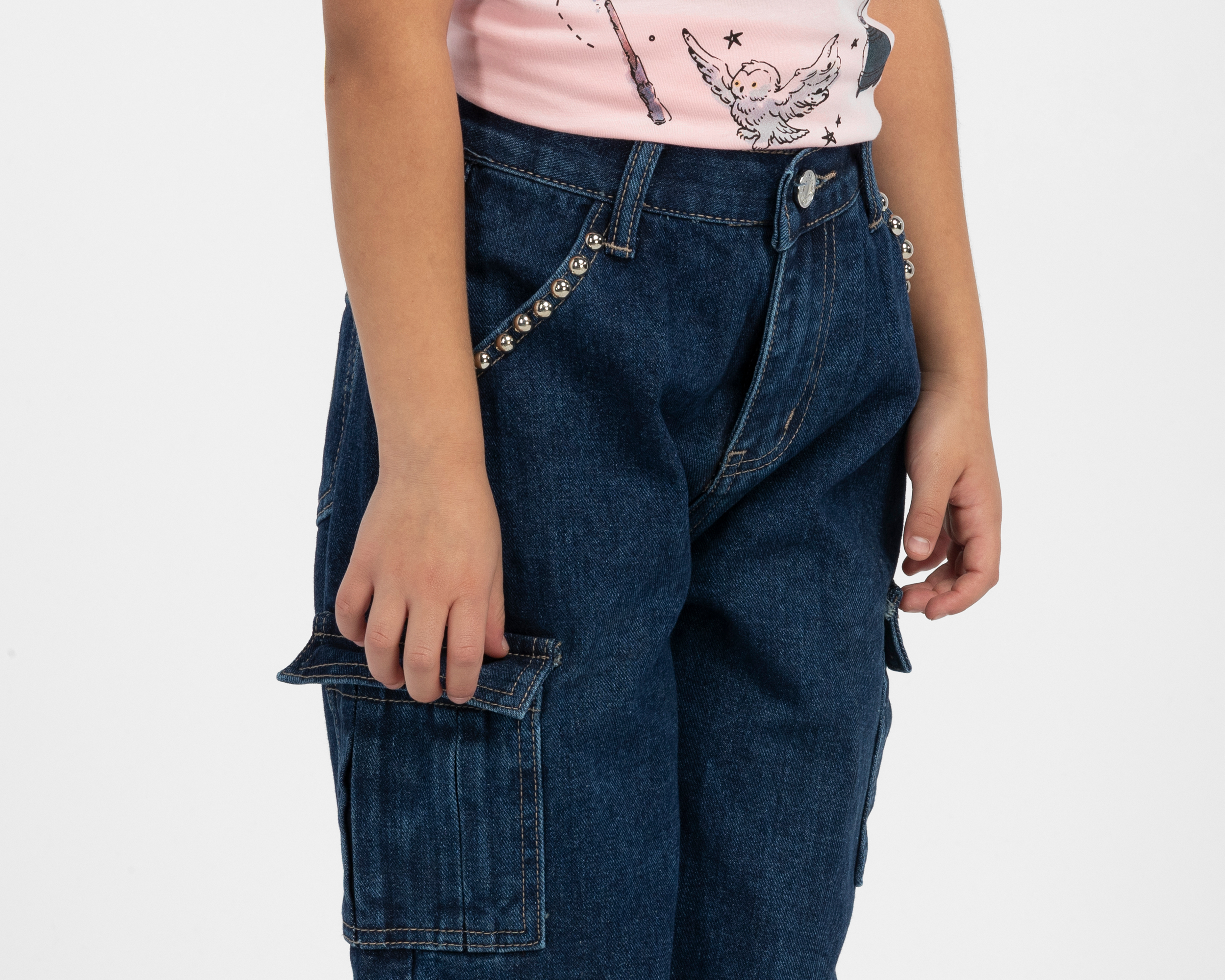 Foto 4 | Foto 4 | Jeans Straight Refill para Niña