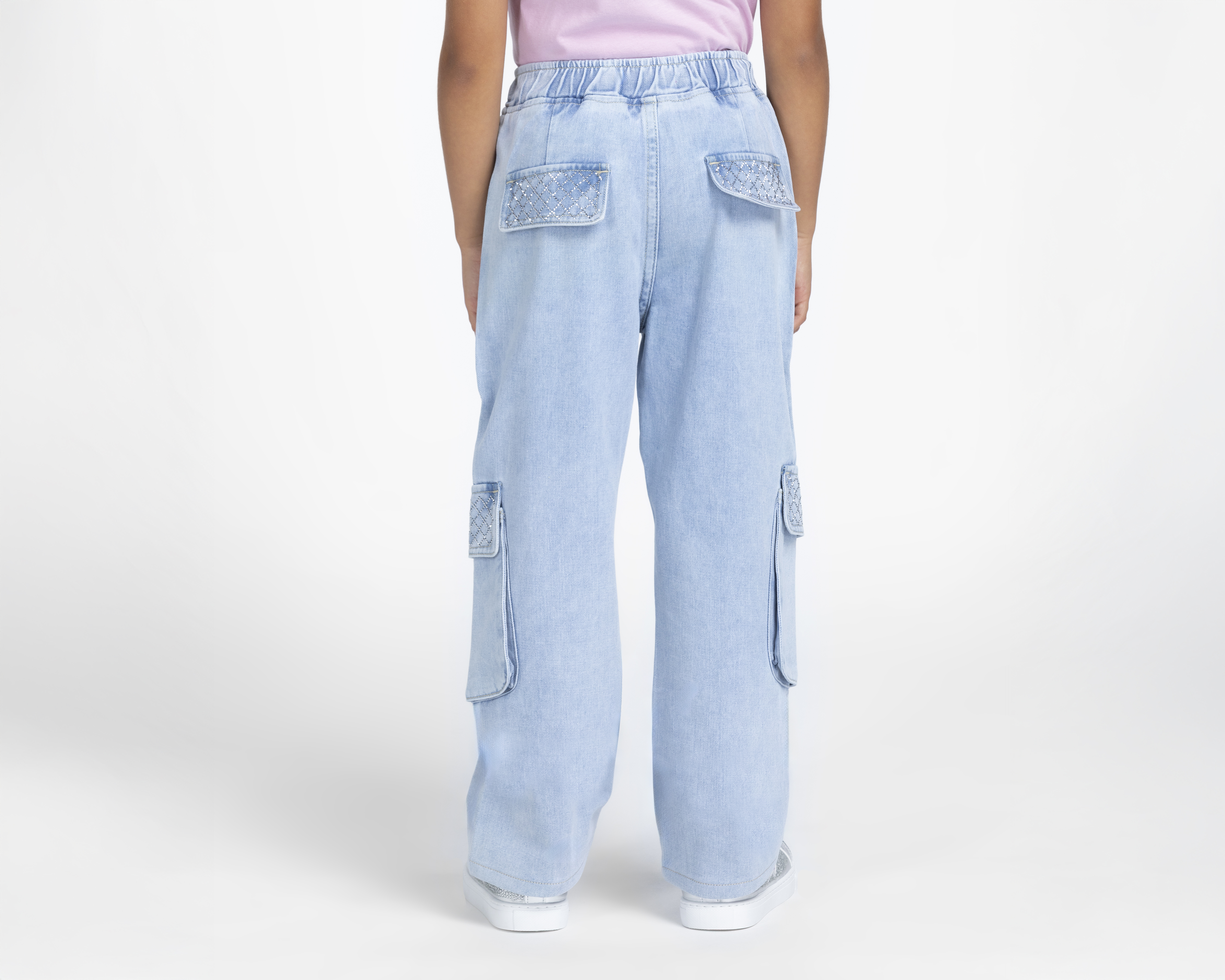 Foto 4 pulgar | Foto 3 | Pantalón Girls Attitude Wide Leg para Niña