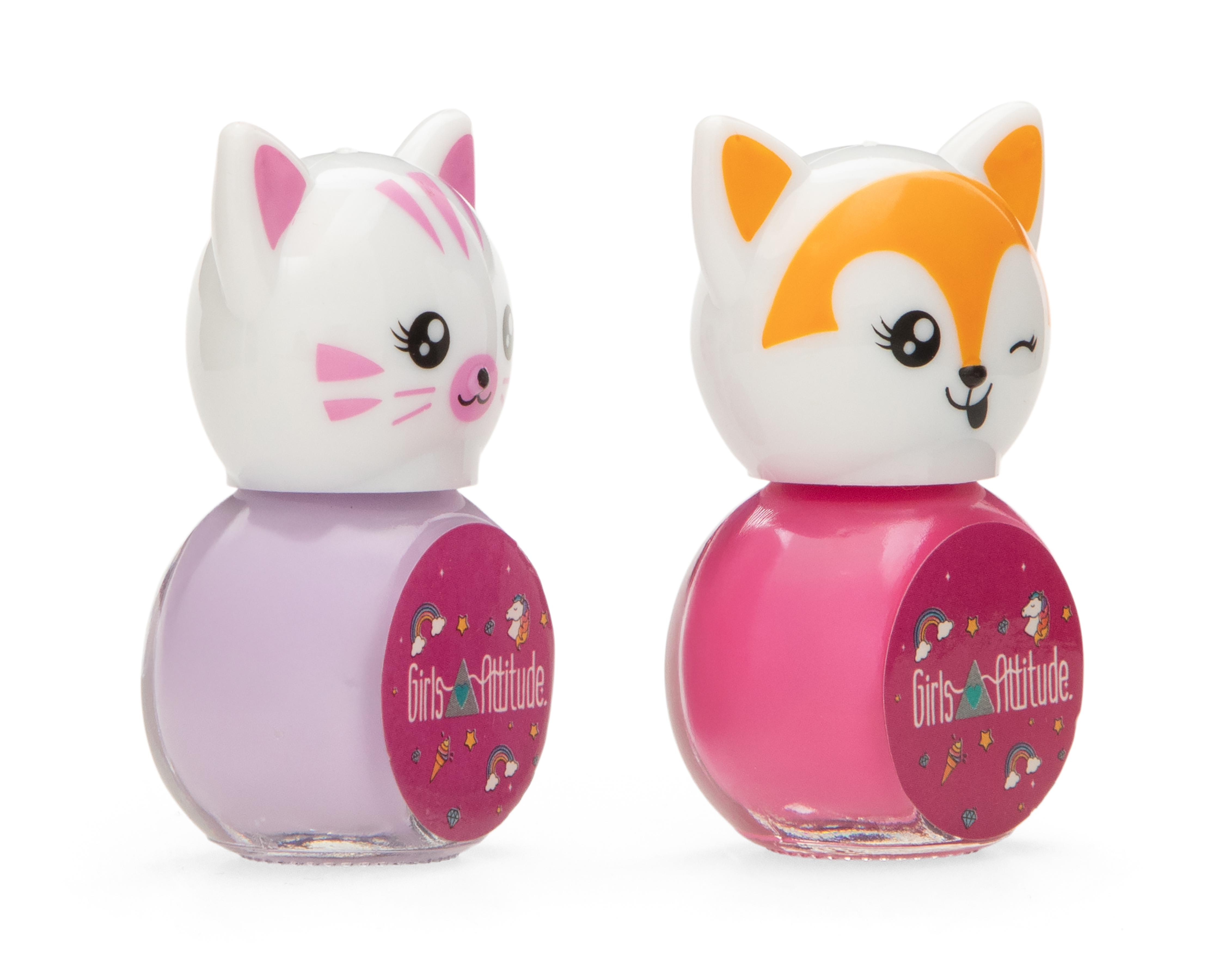 Foto 3 pulgar | Foto 2 | Esmalte para Uñas Girls Attitude 2 Piezas