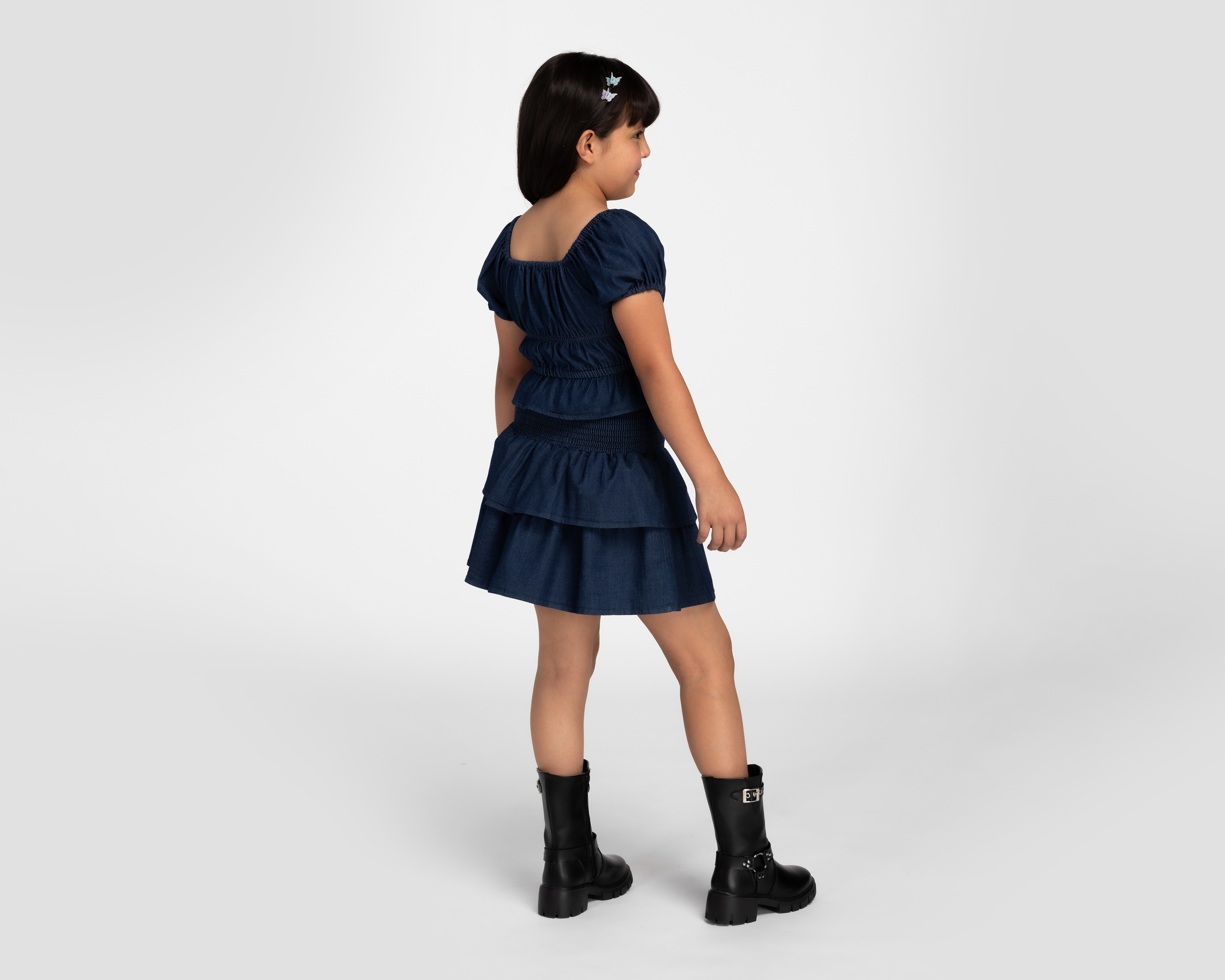 Foto 4 pulgar | Foto 3 | Conjunto de Blusa y Falda Girls Attitude para Niña