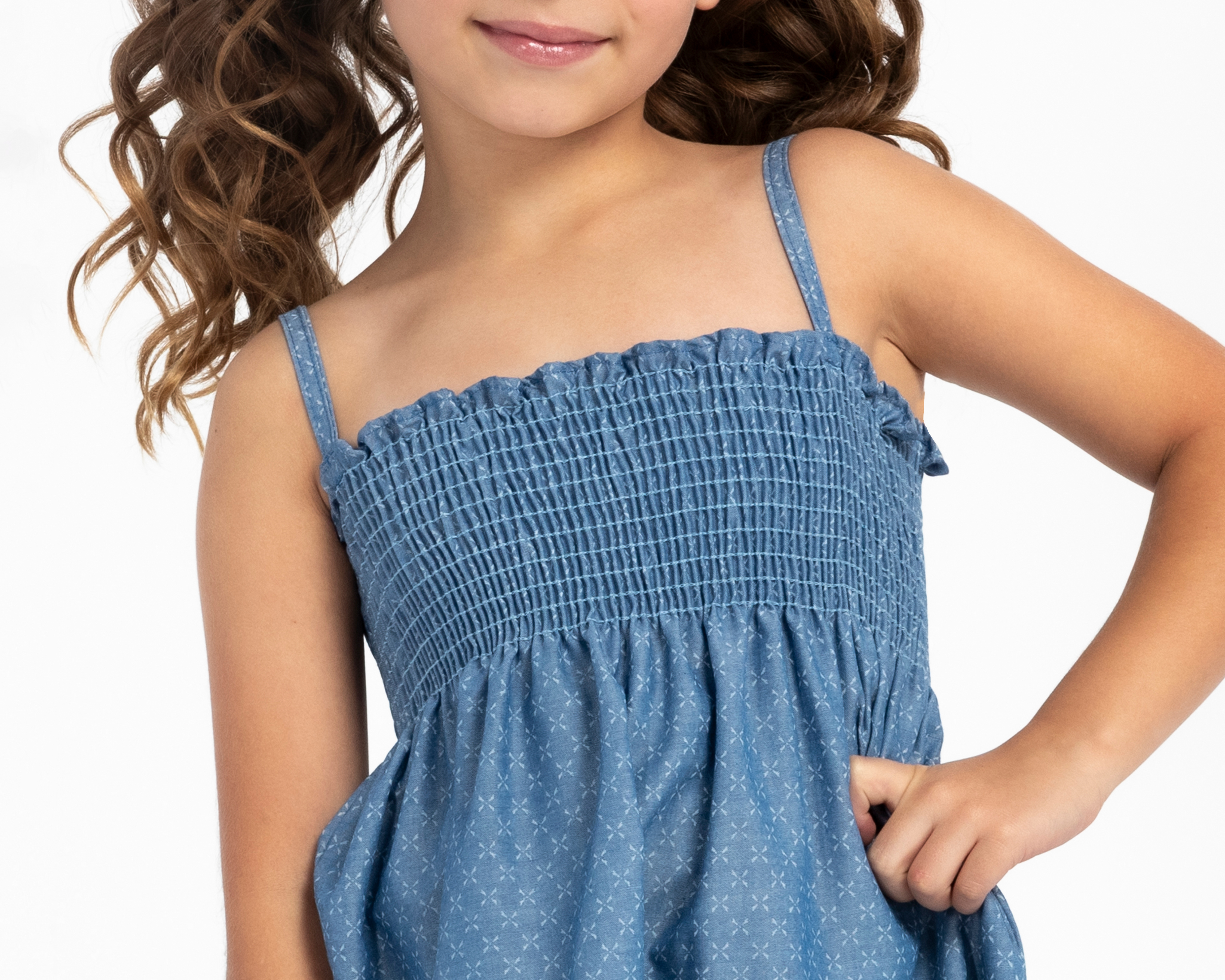 Foto 4 | Foto 4 | Vestido Azul Girls Attitude para Niña