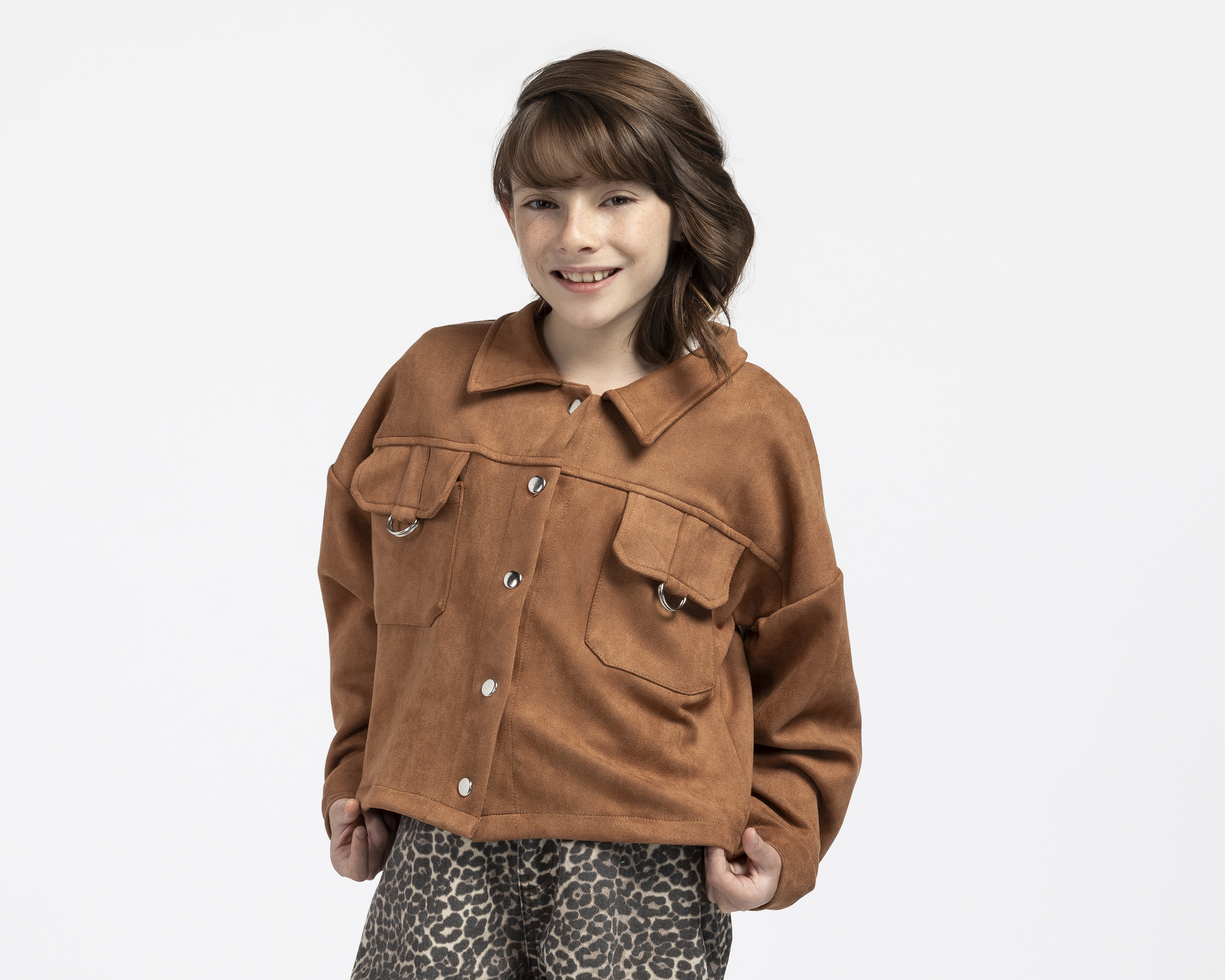 Foto 2 pulgar | Foto 1 | Chamarra Girls Attitude para Niña