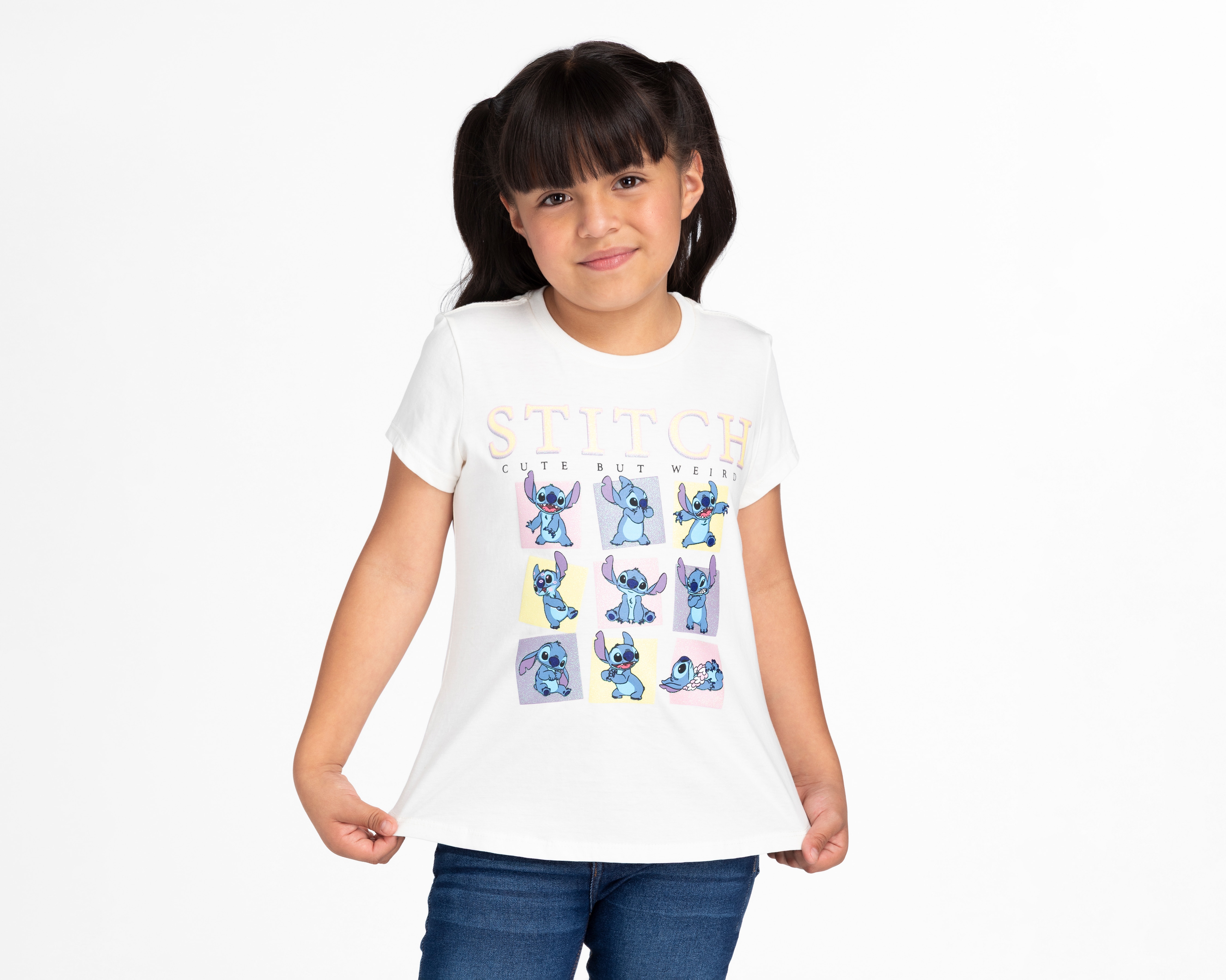 Playera Stitch Disney para Niña