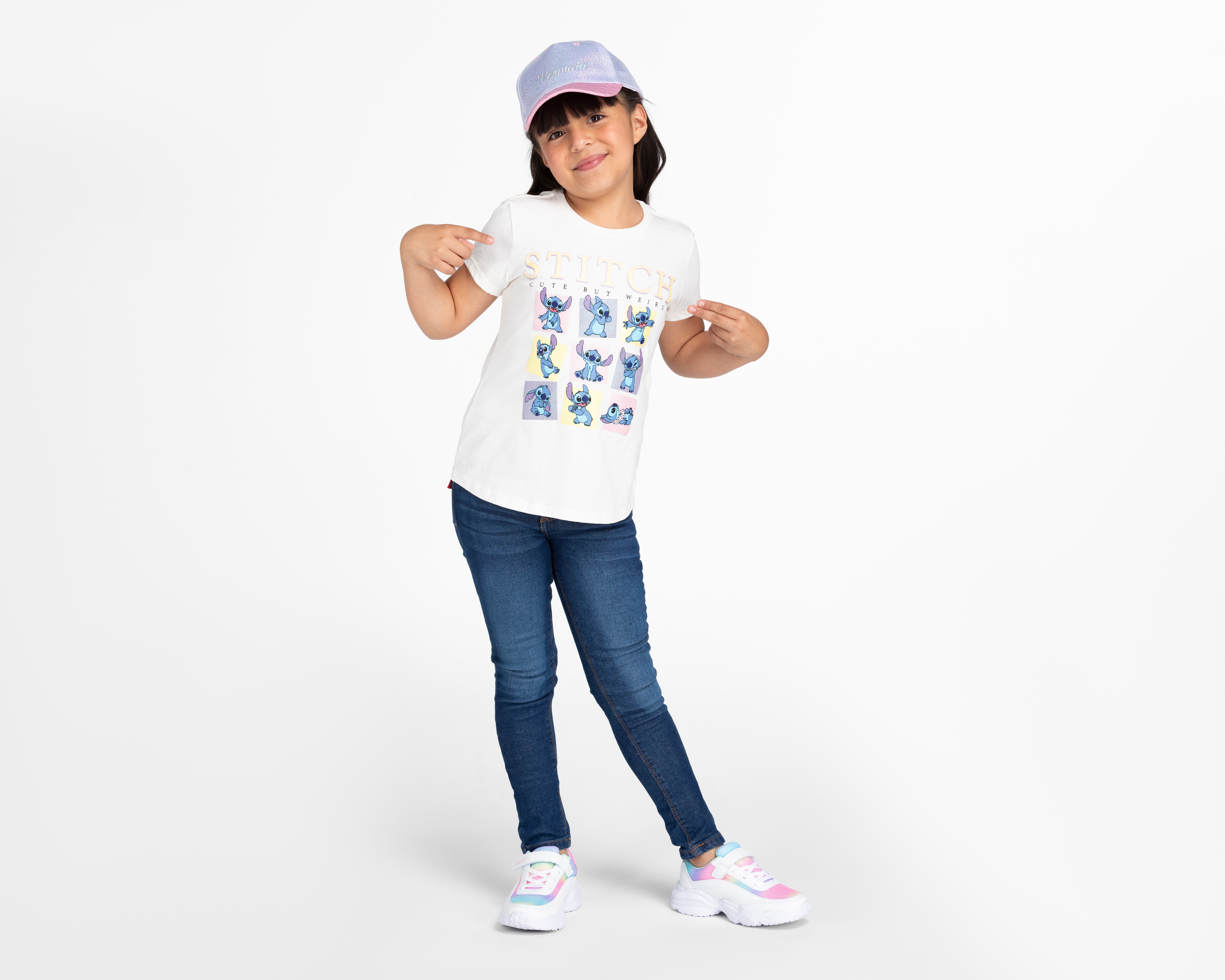 Foto 3 pulgar | Foto 2 | Playera Stitch Disney para Niña