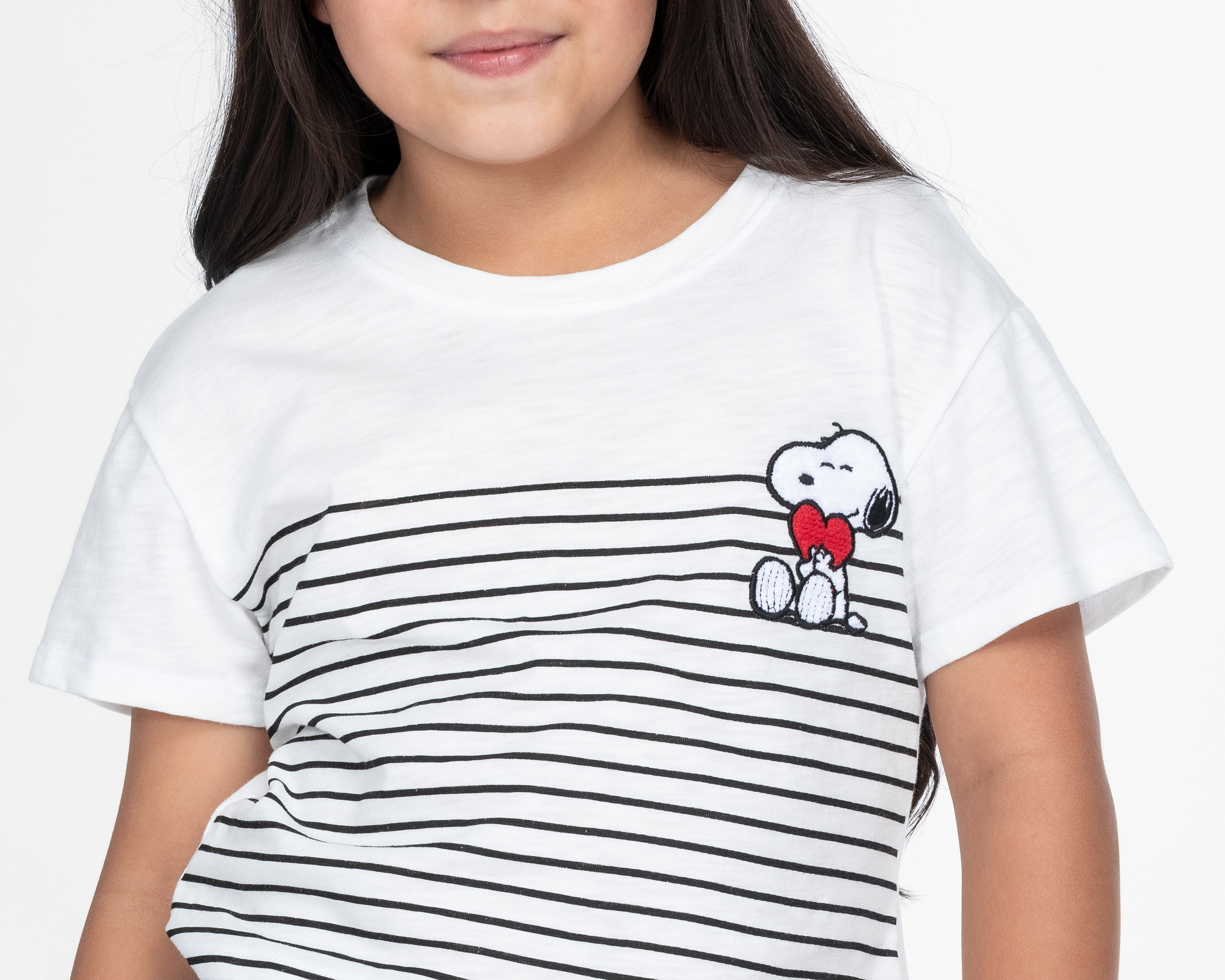 Foto 5 pulgar | Foto 4 | Playera Peanuts Manga Corta Estampada para Niña