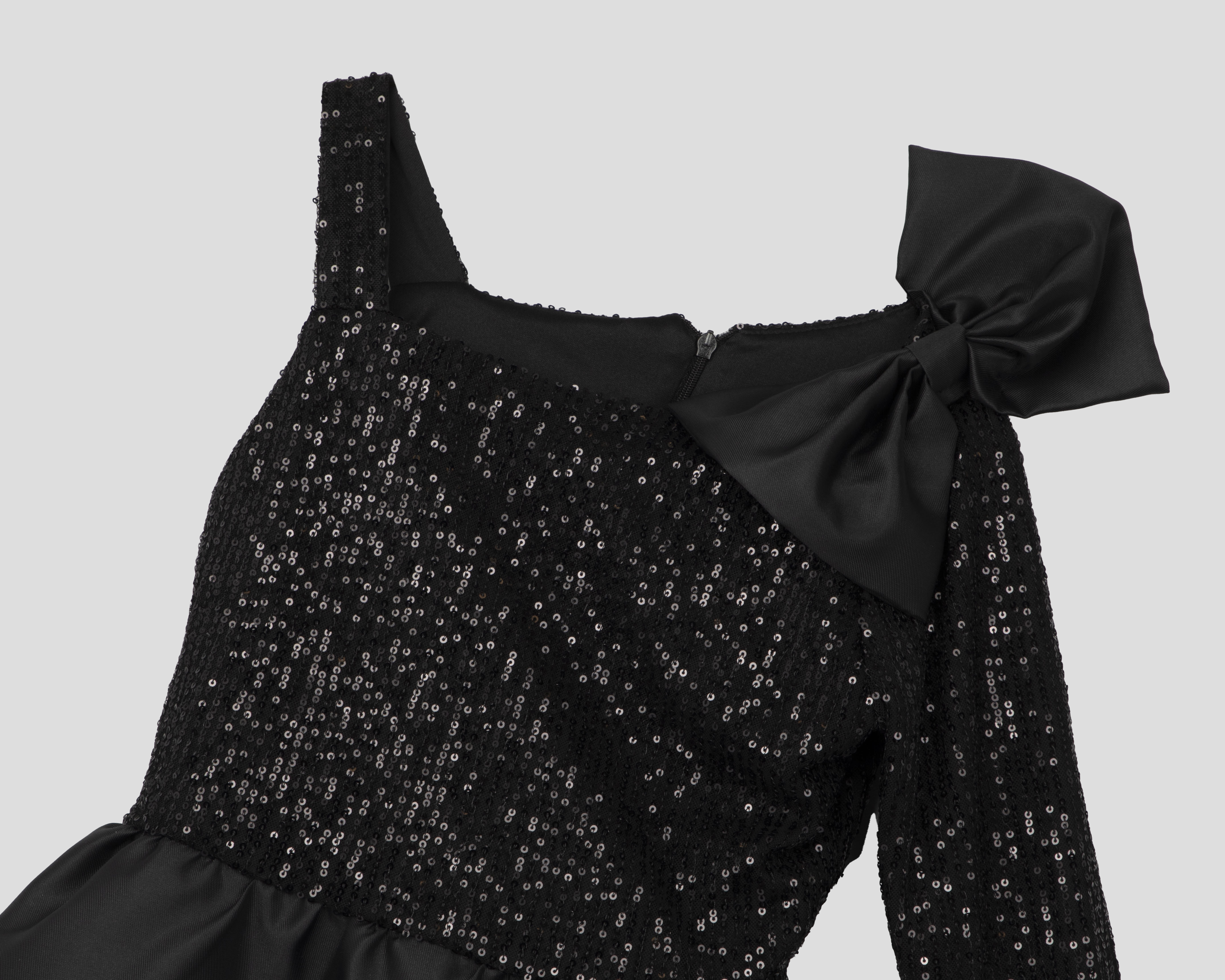 Foto 4 pulgar | Foto 3 | Vestido Negro Girls Attitude para Niña