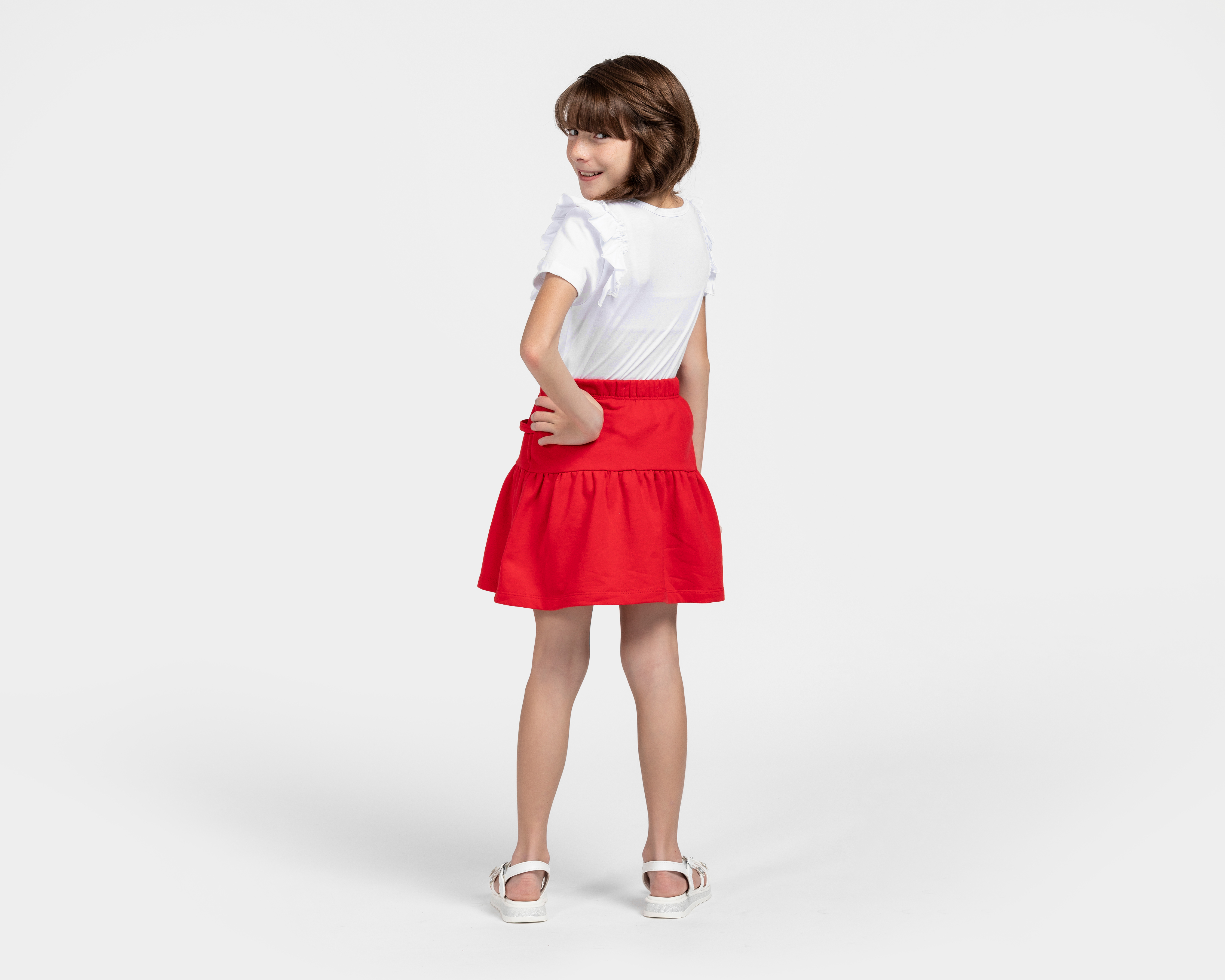 Foto 4 pulgar | Foto 3 | Playera y Falda Girls Attitude para Niña