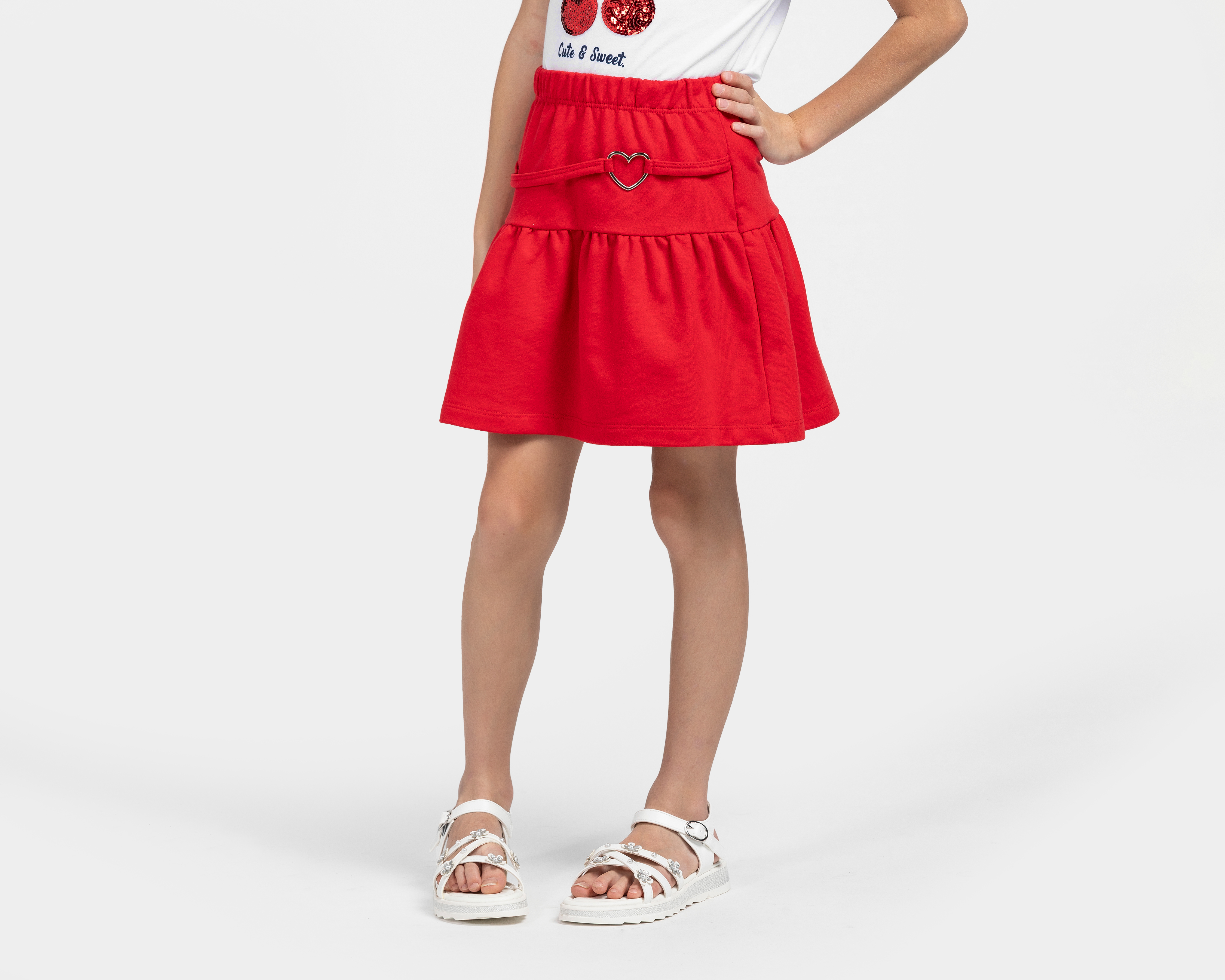 Foto 5 | Foto 5 | Playera y Falda Girls Attitude para Niña